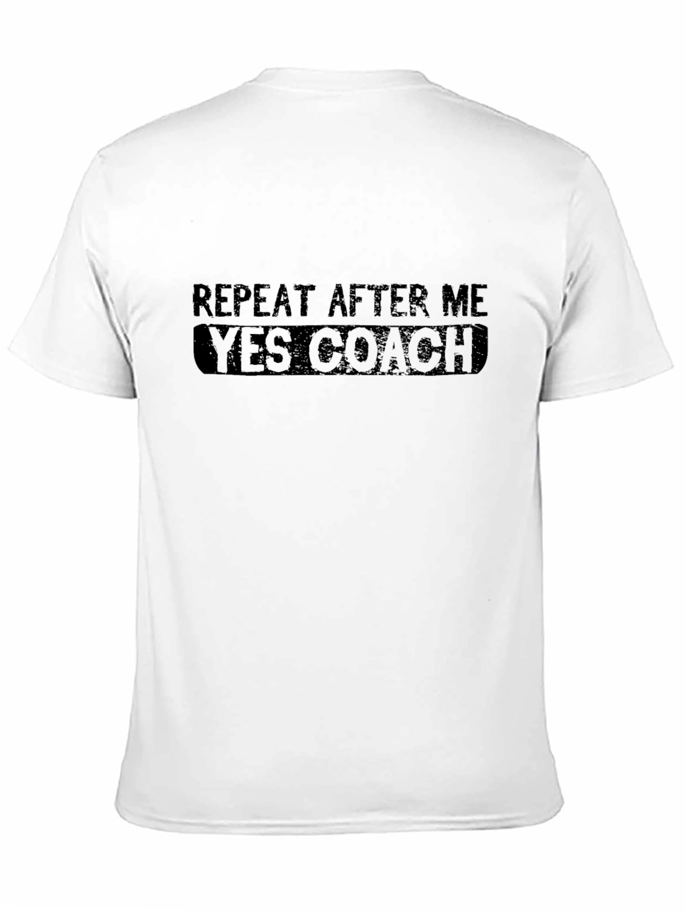 Black Yes Coach T-Shirt - Funny Motivational Tee view 11