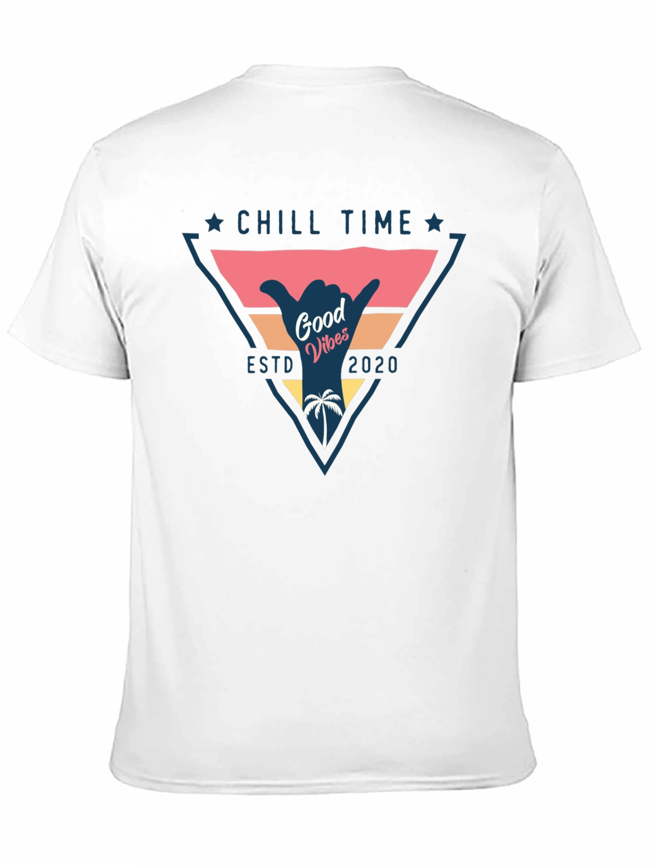 Black Chill Time Good Vibes T-Shirt view 11