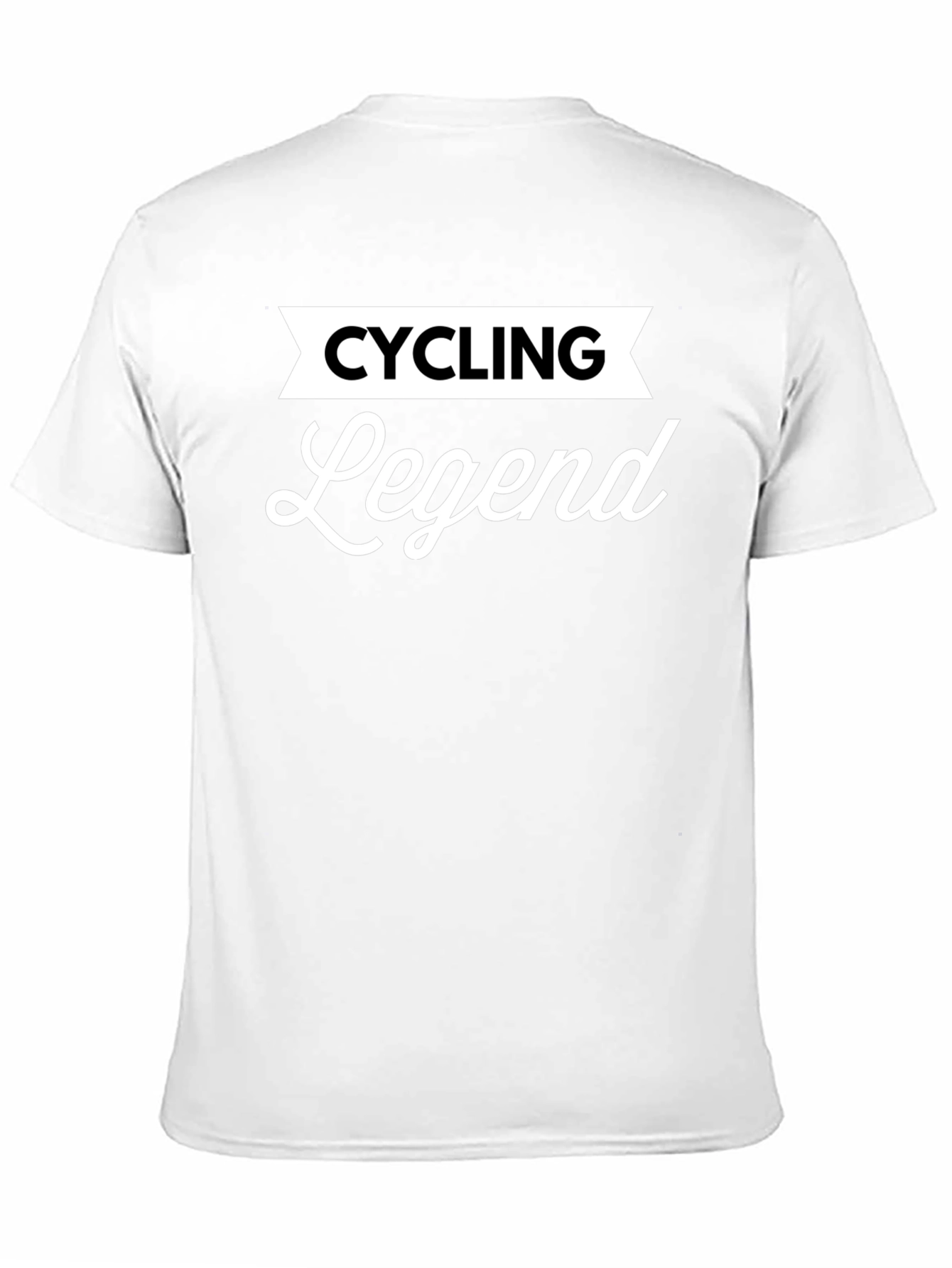 Black Cycling Legend Black T-Shirt view 11