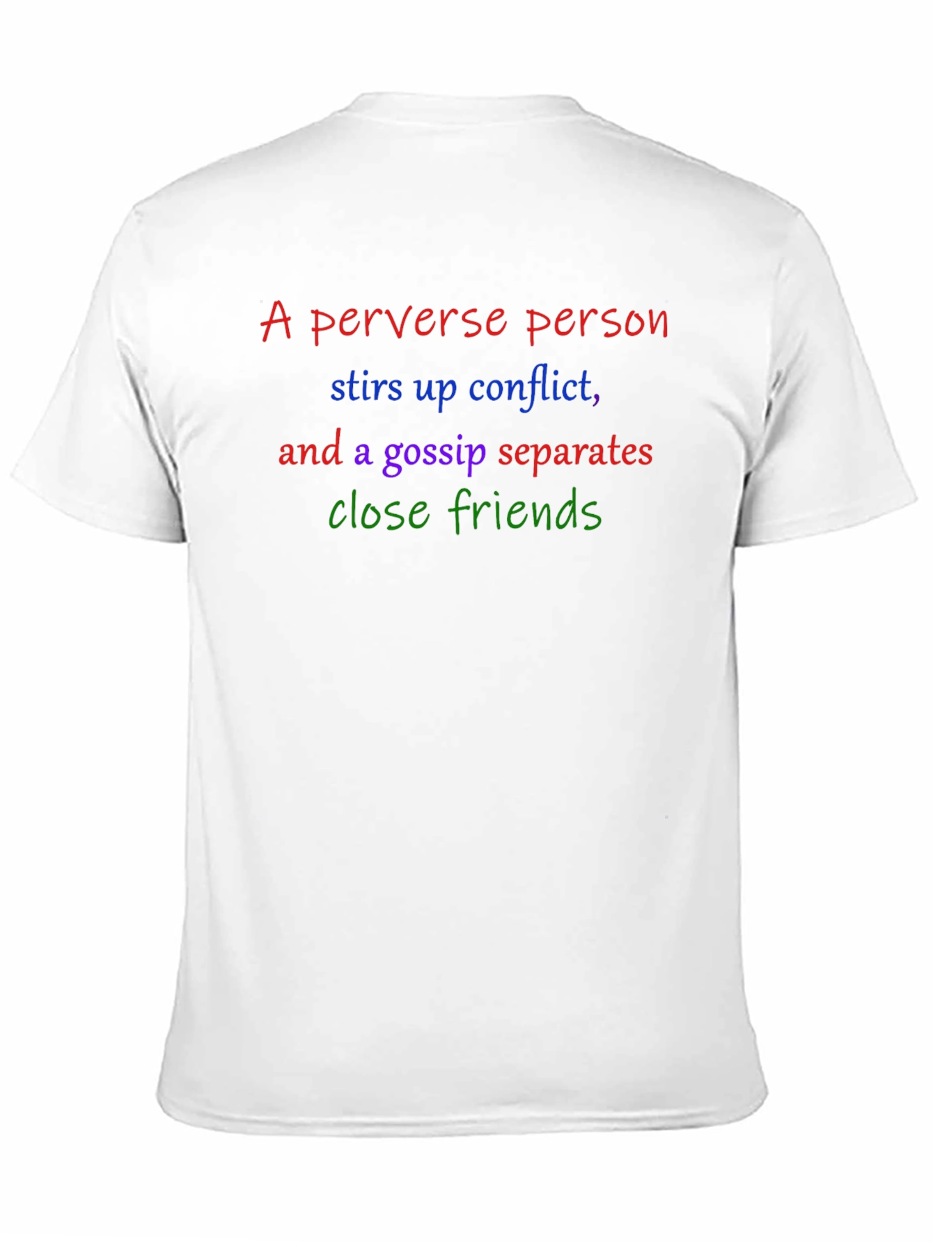 Black Perverse Person Conflict T-Shirt view 11