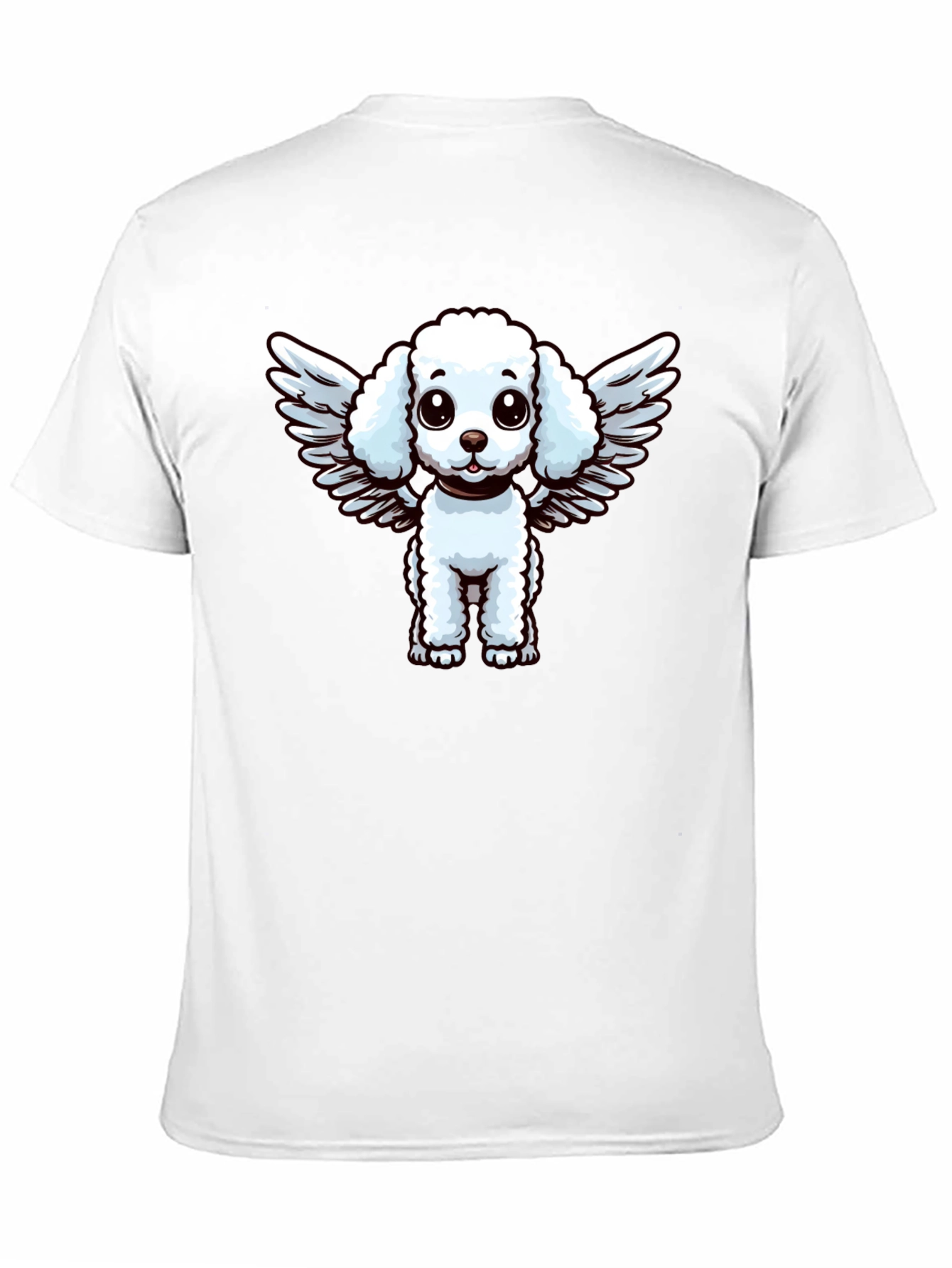 Black Angel Poodle Graphic Tee - Unique Dog Lover Gift view 11