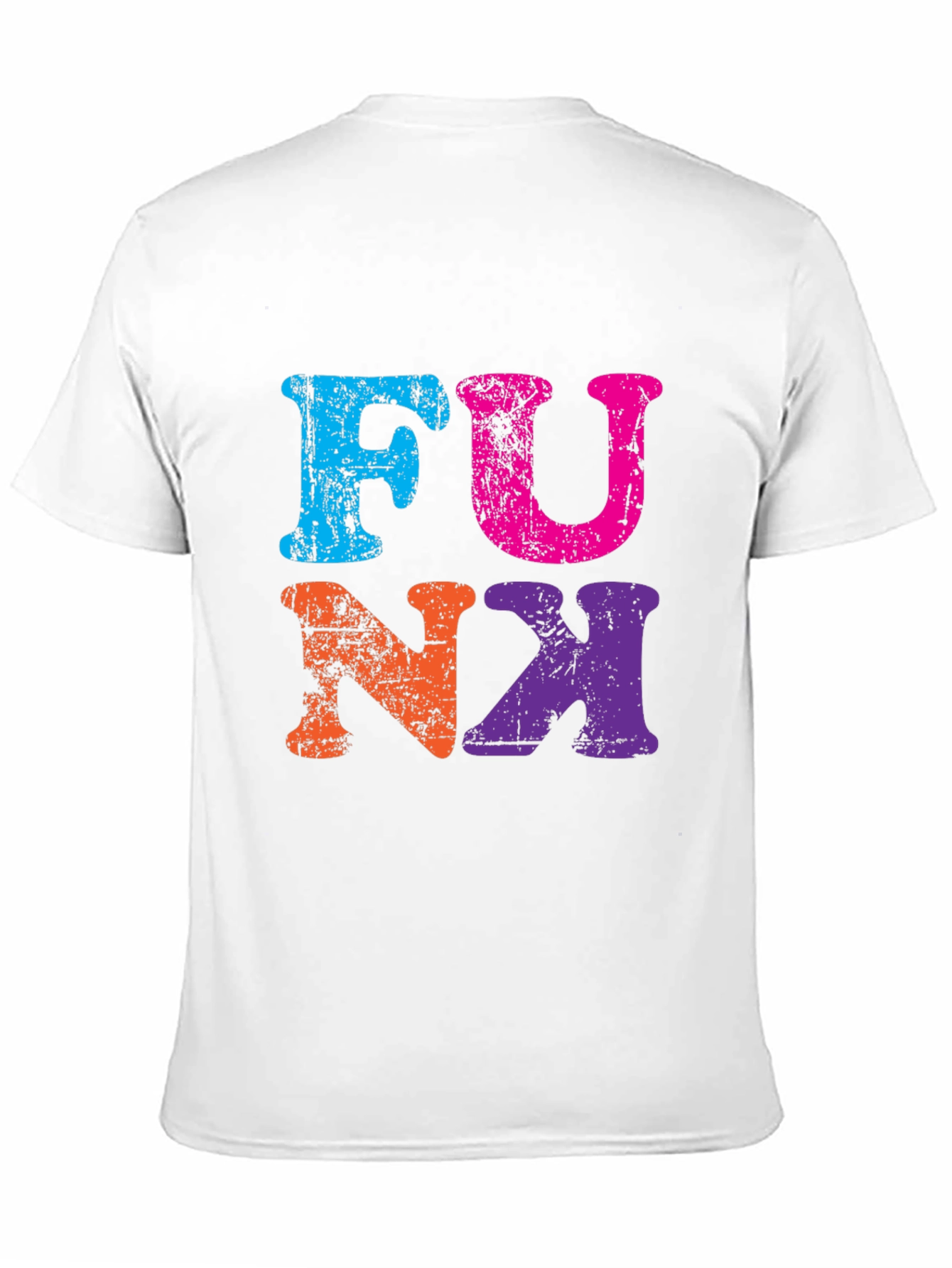 Black Retro Funk Graphic Tee - Black Cotton T-Shirt view 11