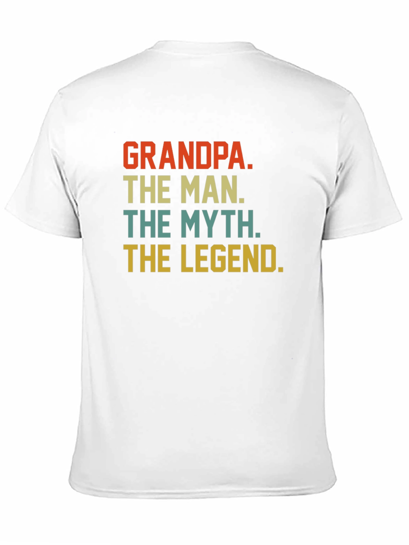 Black Grandpa The Man, The Myth, The Legend T-Shirt view 11