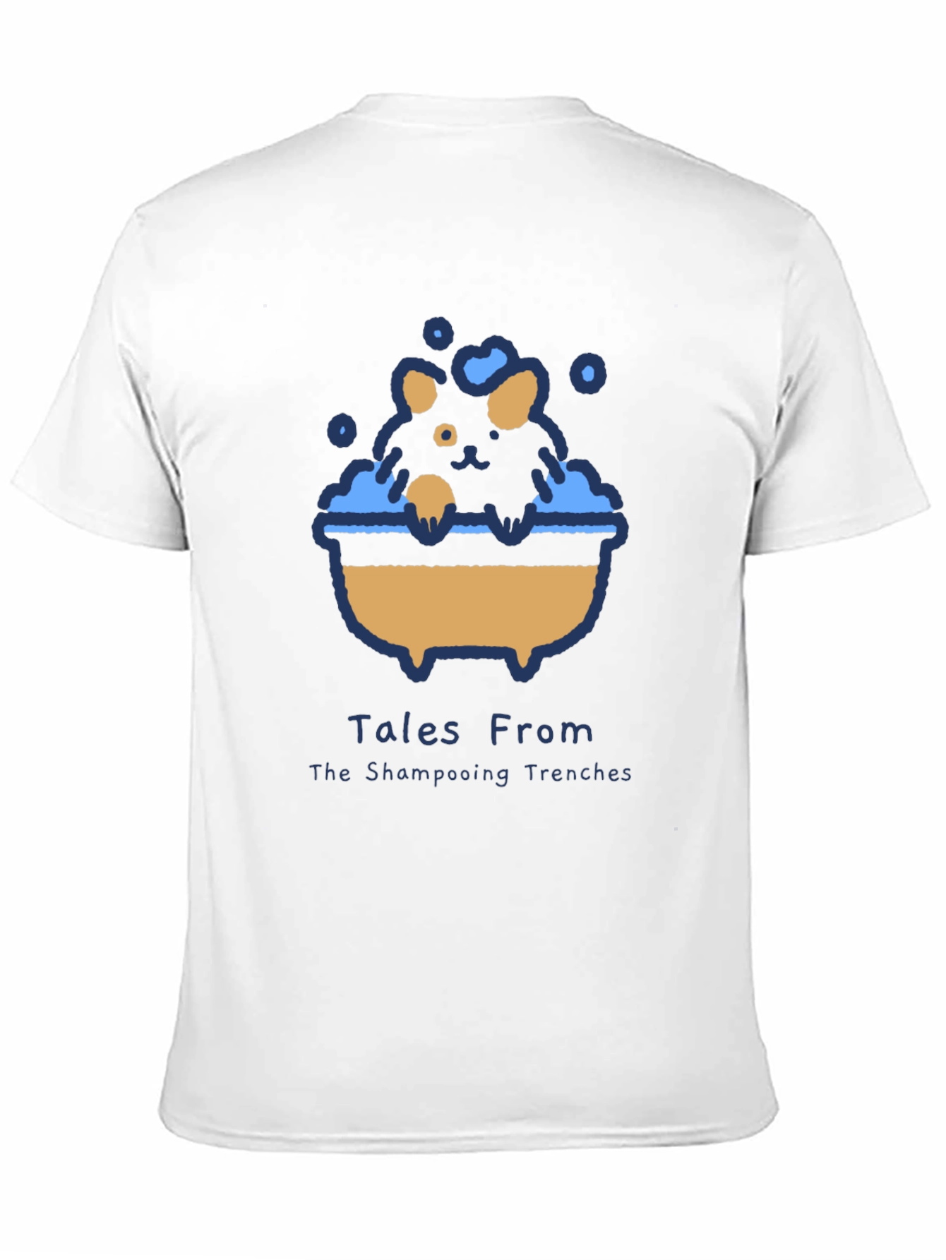 Black Tales From The Shampooing Trenches T-Shirt view 11