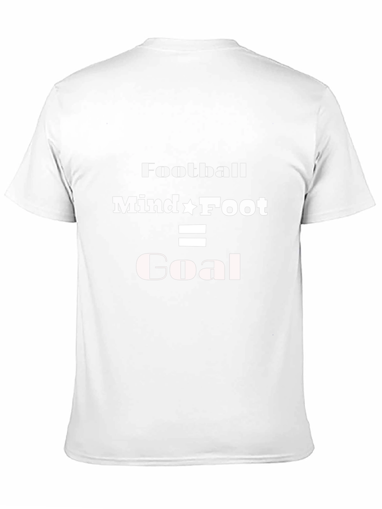 Black Football Mind Foot Goal T-Shirt - Black, Short Sleeve view 11