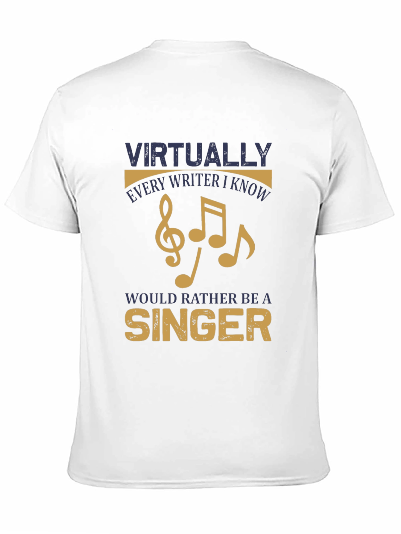 Black Writer to Singer T-Shirt view 11