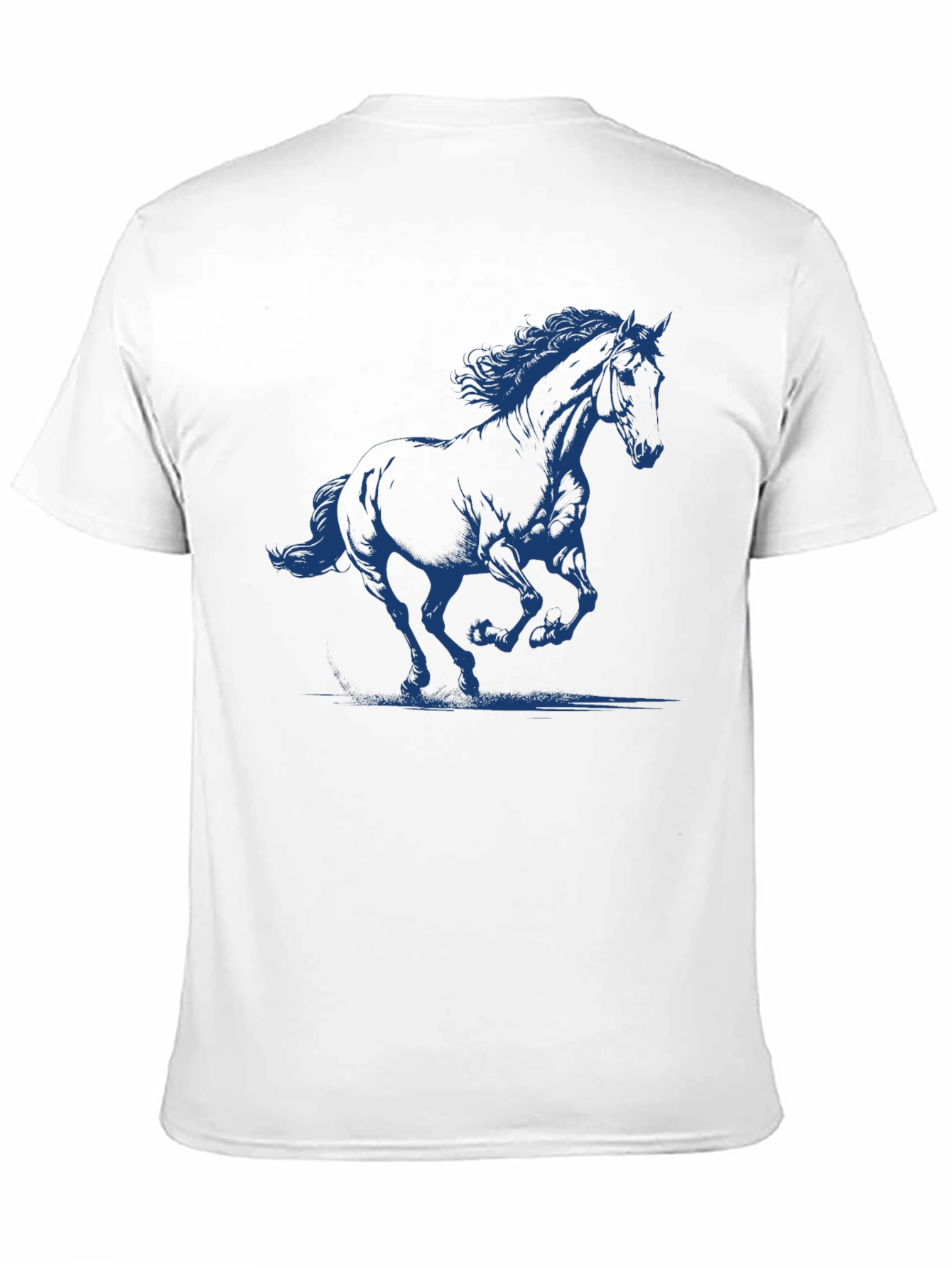 Black Horse Graphic Black T-Shirt view 11