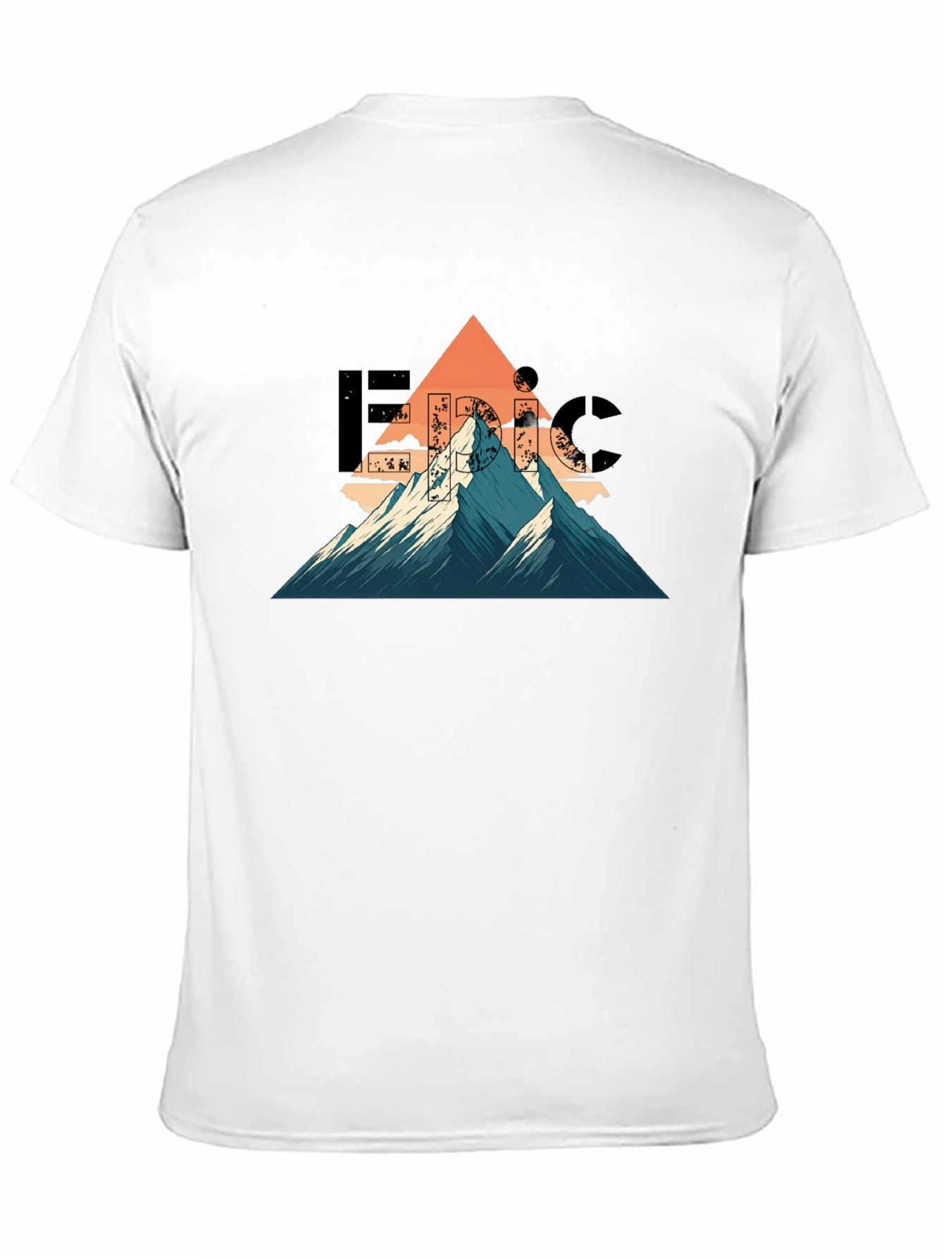 Black Epic Mountain Graphic T-Shirt - Adventure Ready view 11