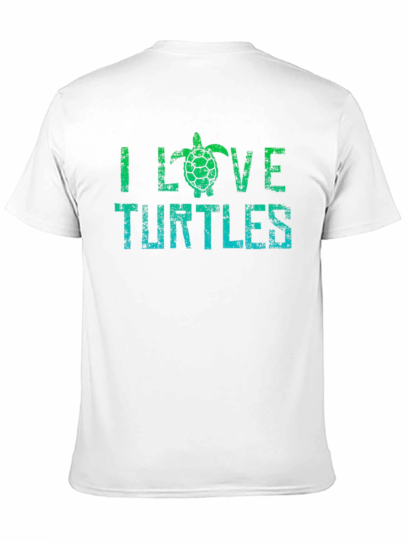 Black I Love Turtles Graphic T-Shirt - Black view 11