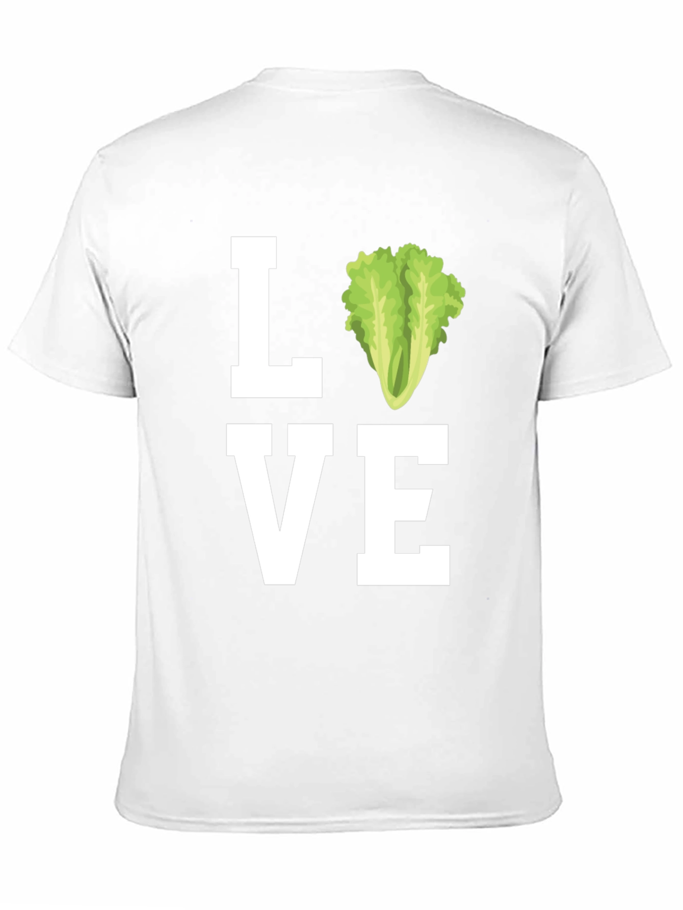 Black Love Lettuce T-Shirt - Funny Vegetarian Tee view 11