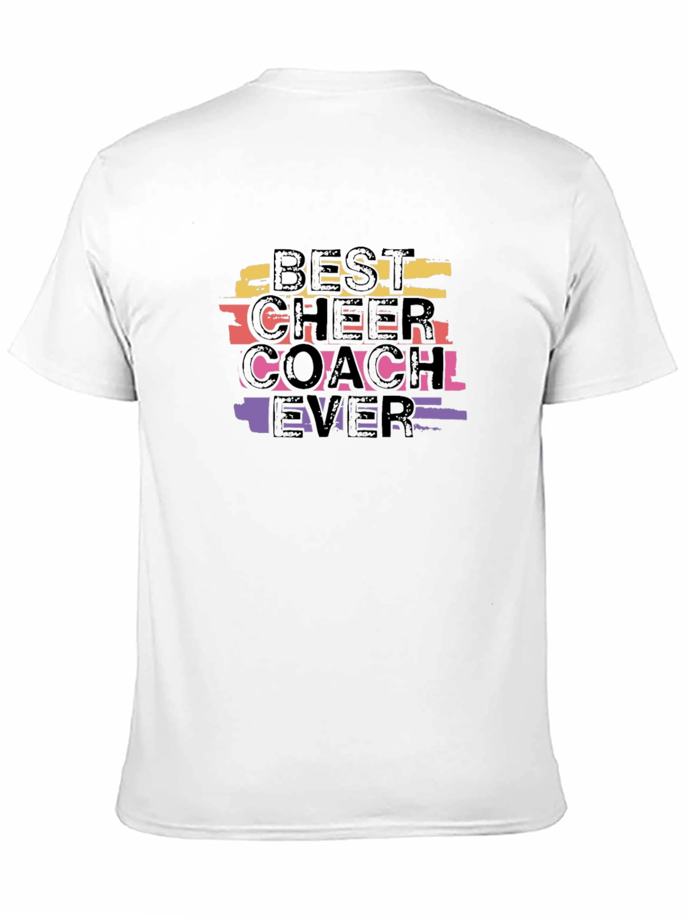 Black Best Cheer Coach Ever Graphic Tee view 11
