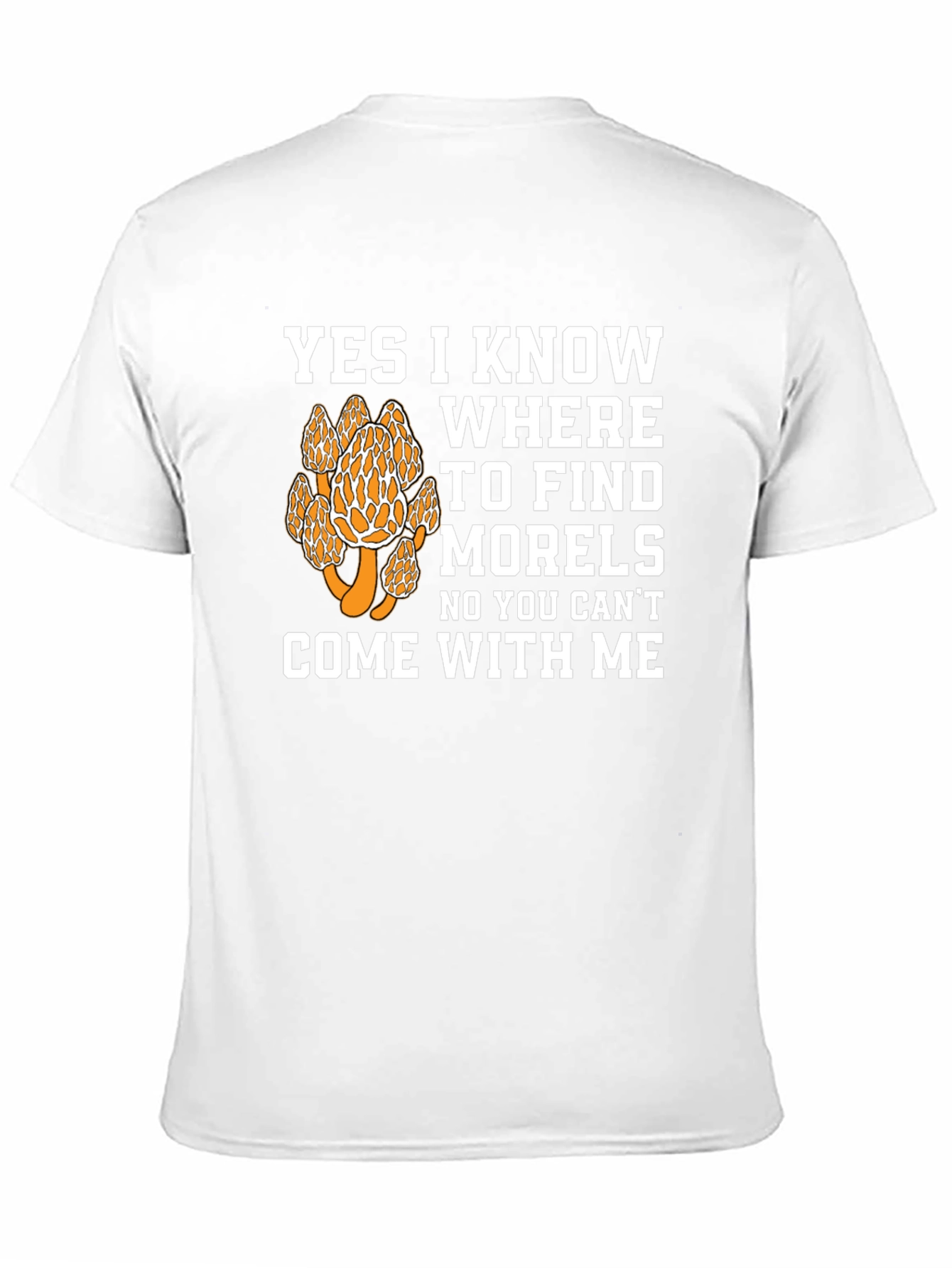 Black Morel Mushroom Hunting T-Shirt view 11