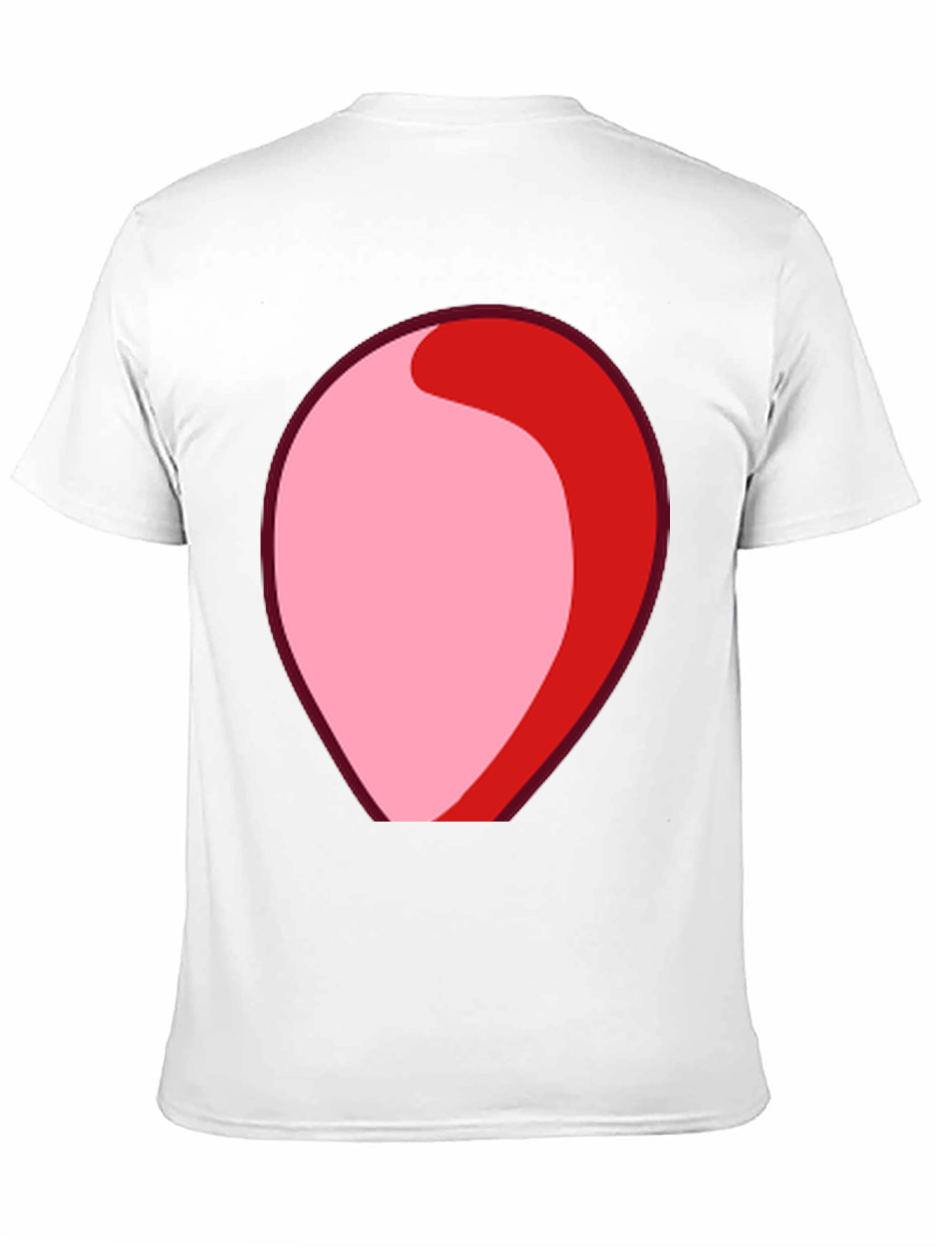 Black Red & Pink Abstract Graphic T-Shirt view 11