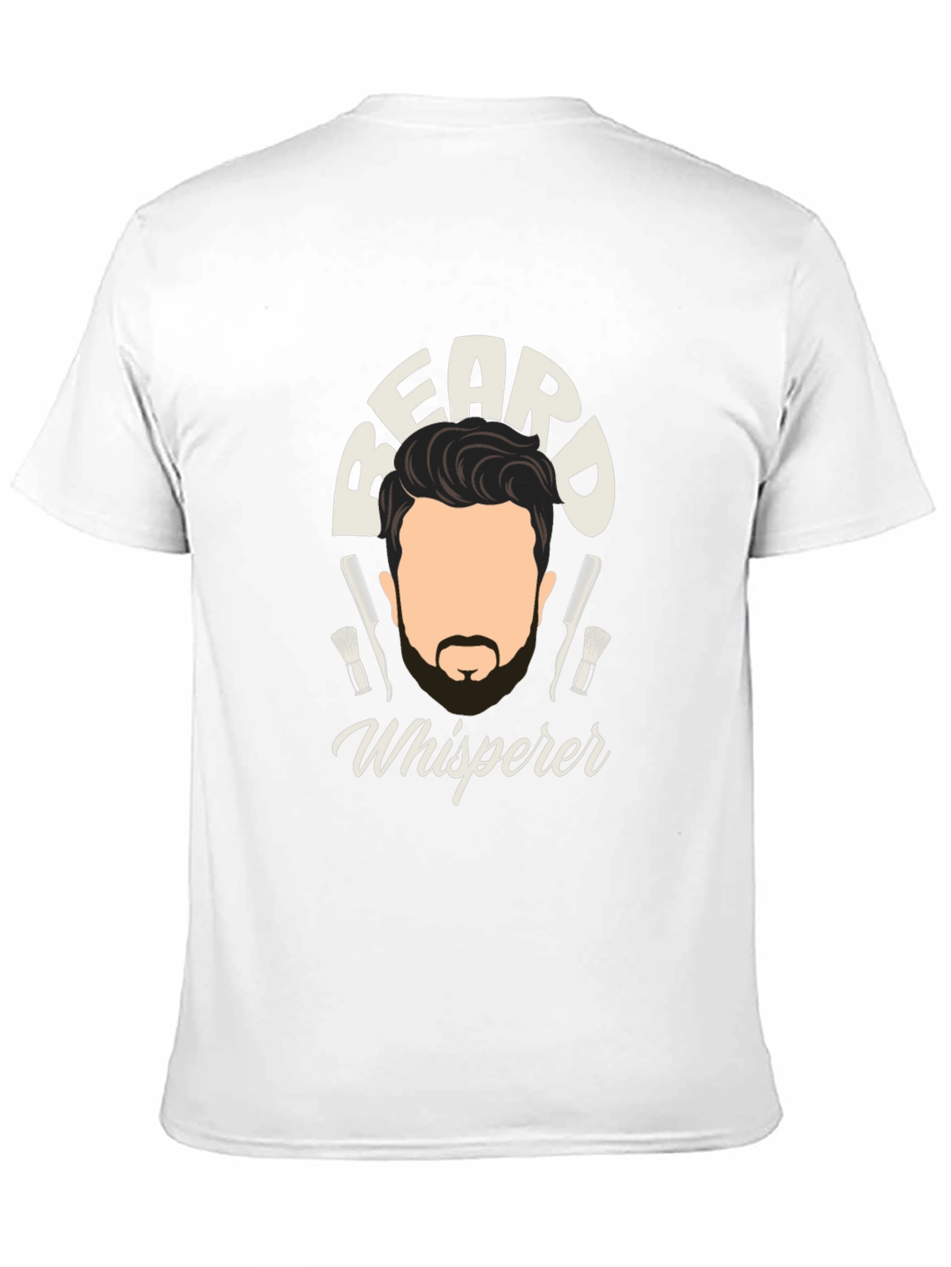 Black Beard Whisperer Graphic Tee - Barber Gift view 11