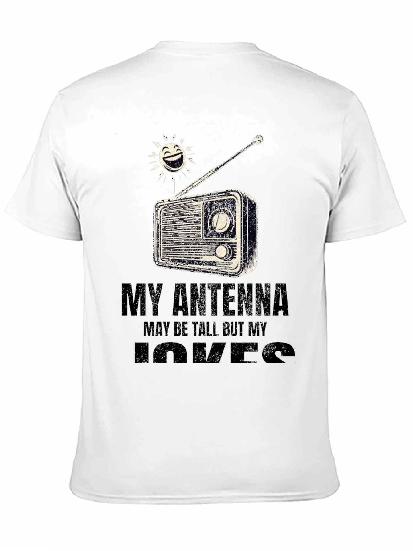 Black Antenna Radio T-Shirt - Funny Shortwave Radio Ham Tee view 11