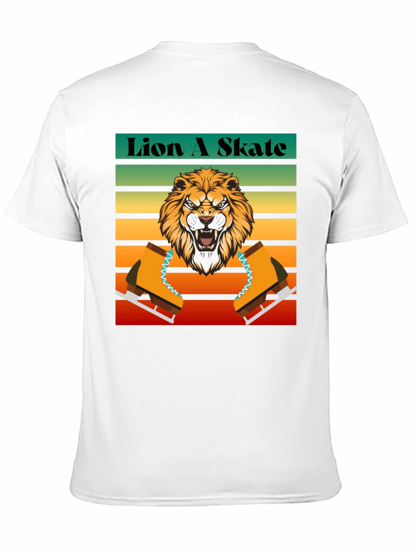 Black Lion A Skate Graphic T-Shirt view 11