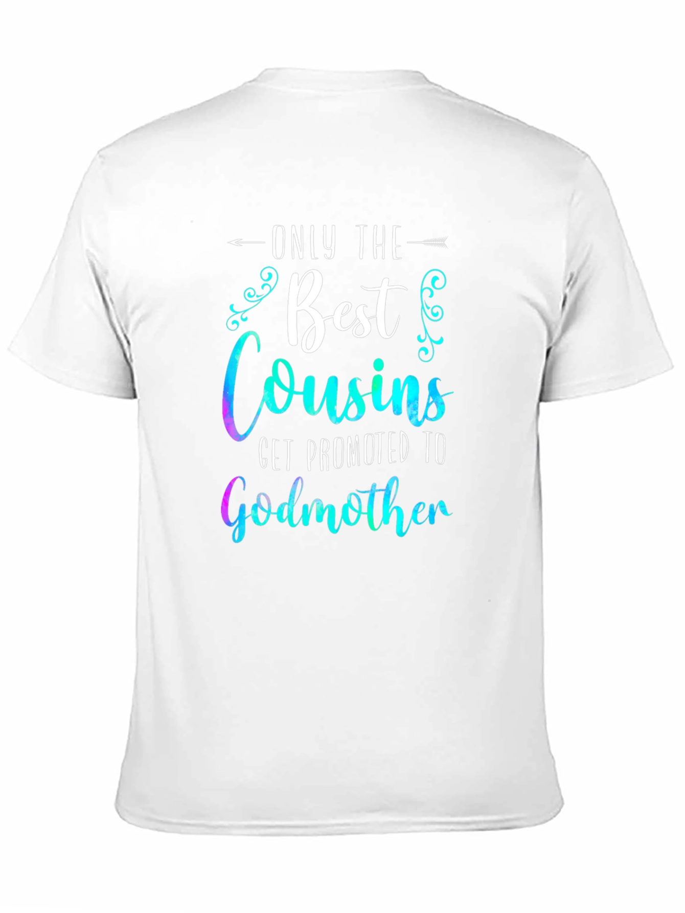 Black Best Cousins Godmother Graphic T-Shirt view 11
