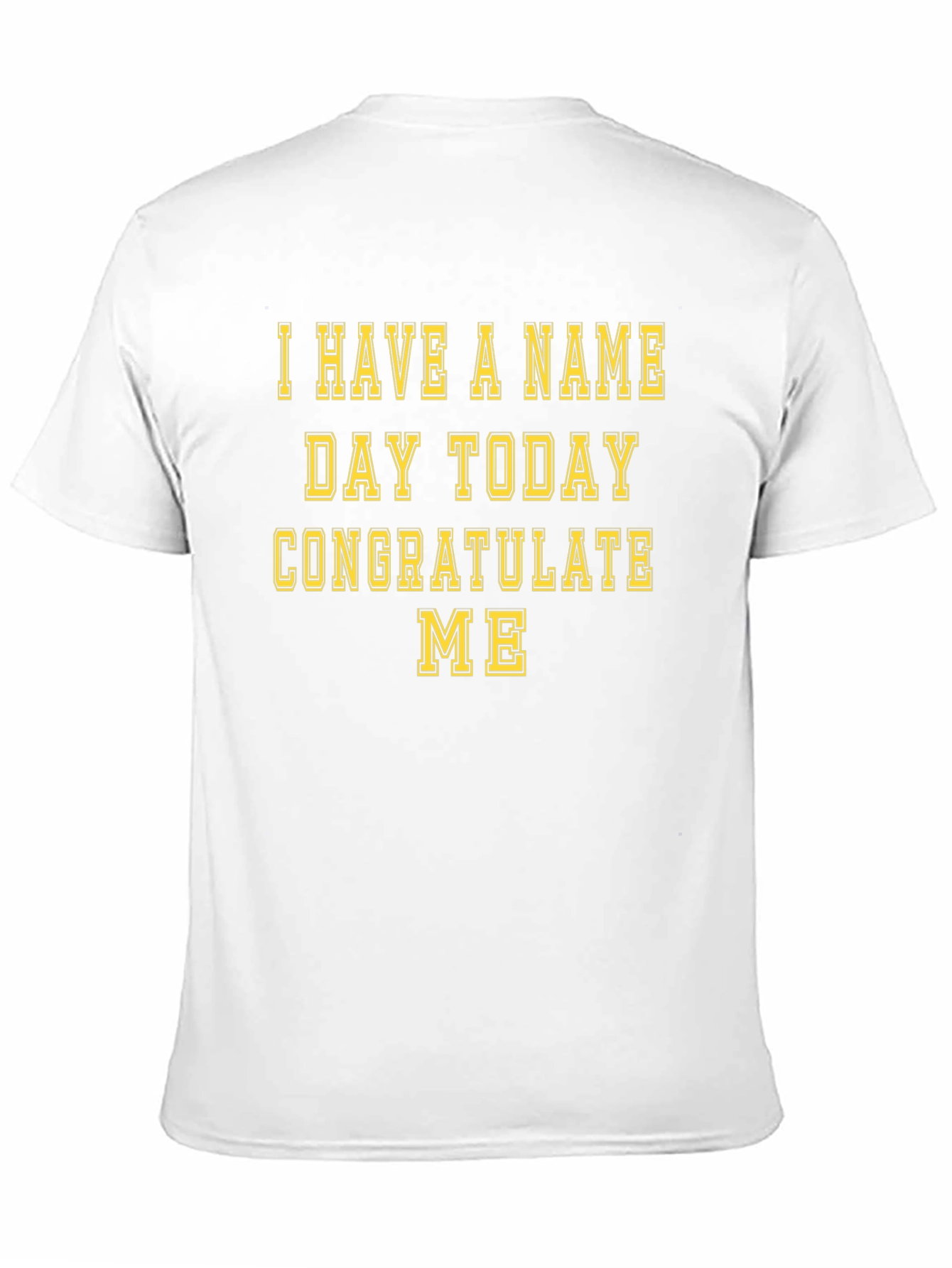 Black Funny Name Day T-Shirt view 11