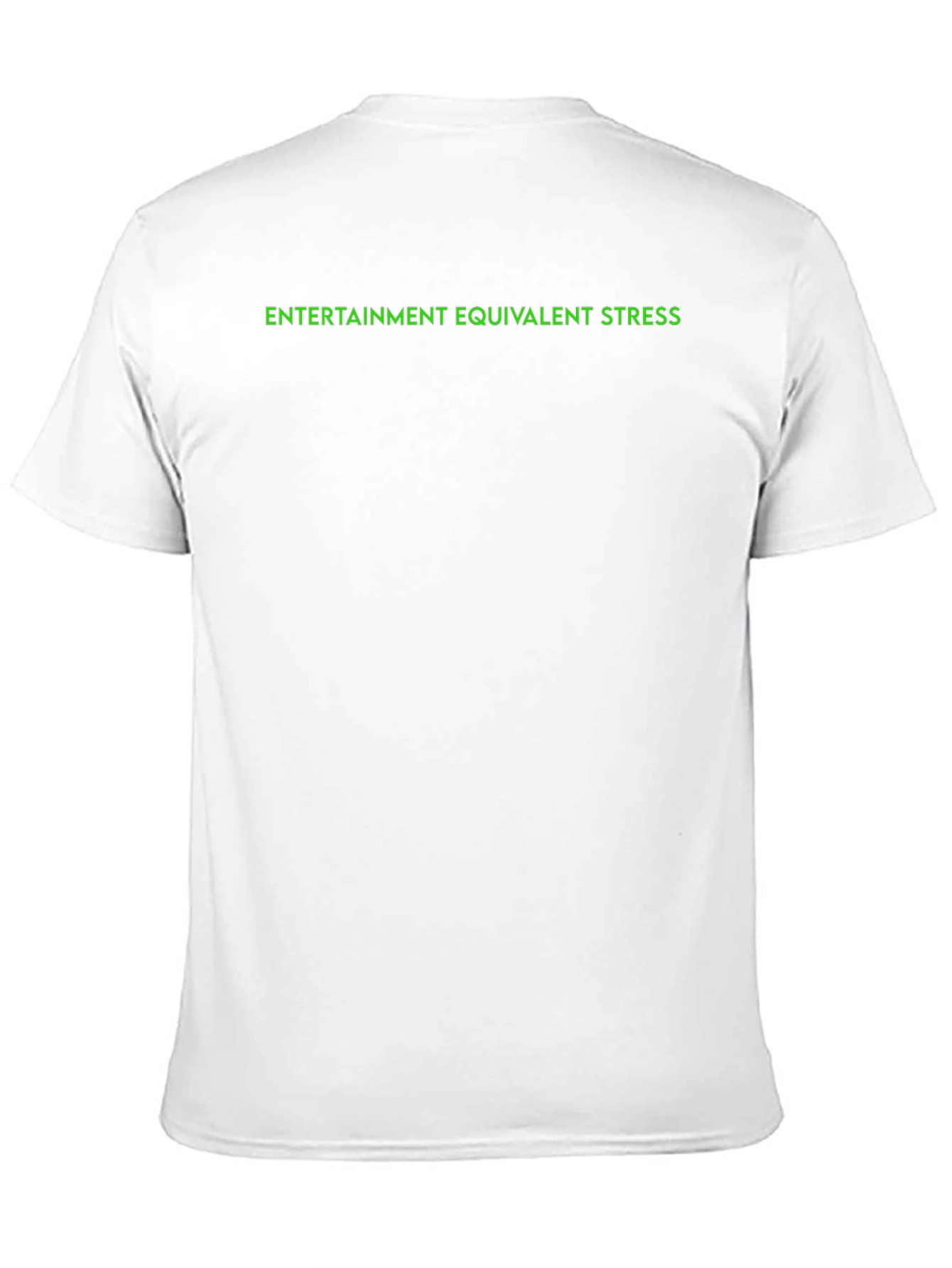 Black Entertainment Equivalent Stress Black T-Shirt view 11