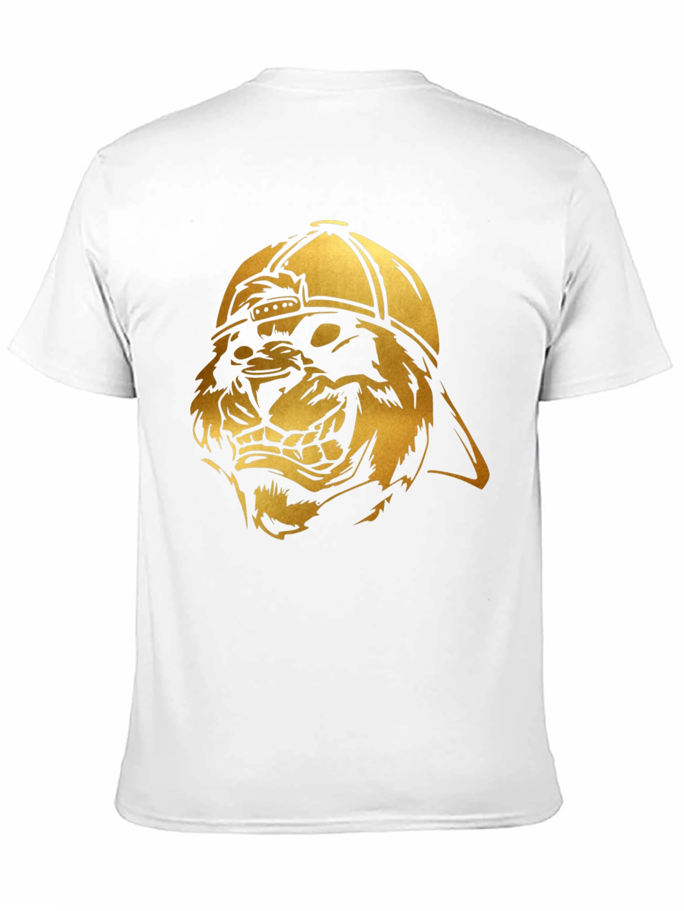 Black Urban Lion Graphic T-Shirt view 11