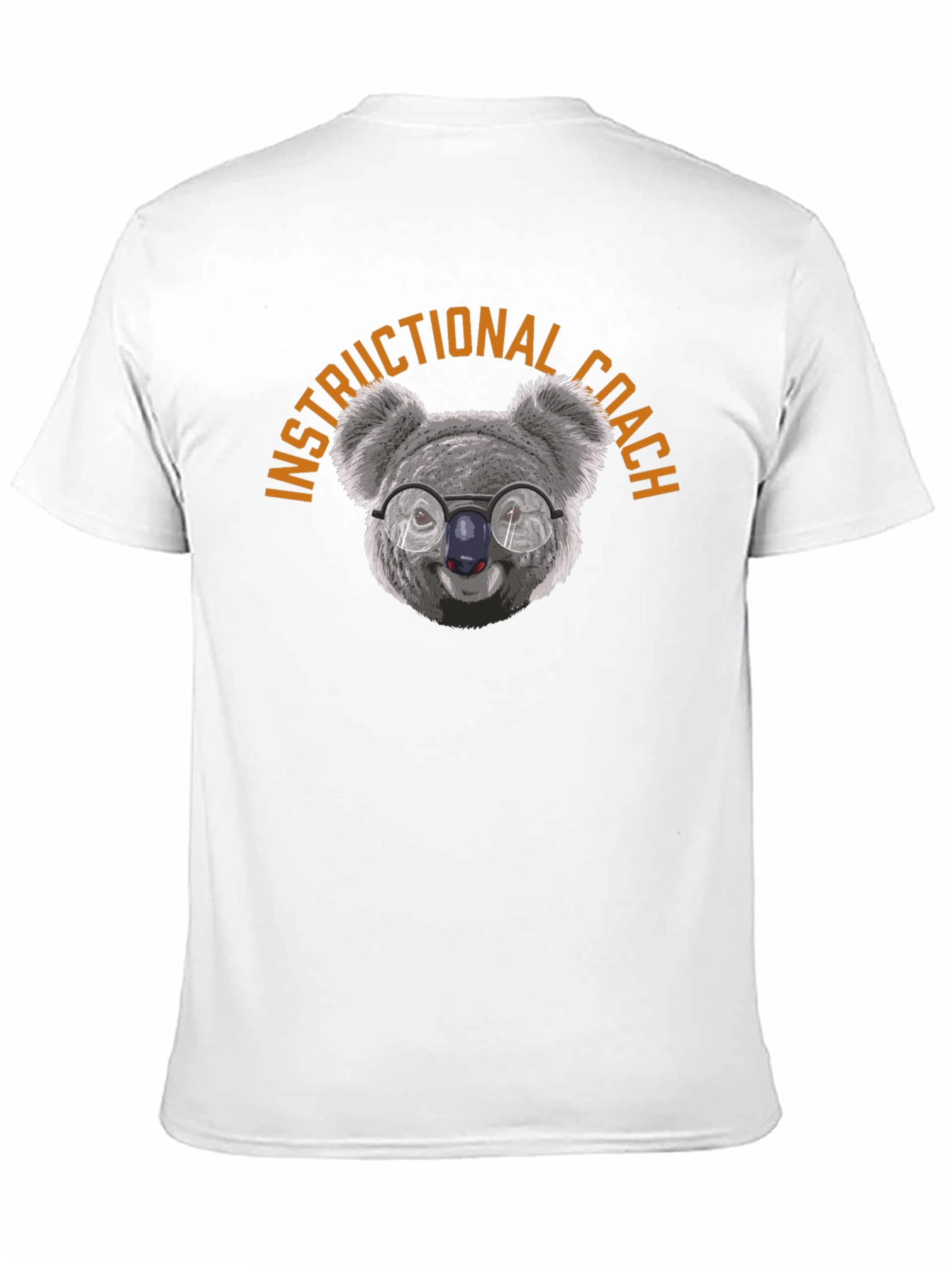 Black Instructional Coach Koala T-Shirt view 11