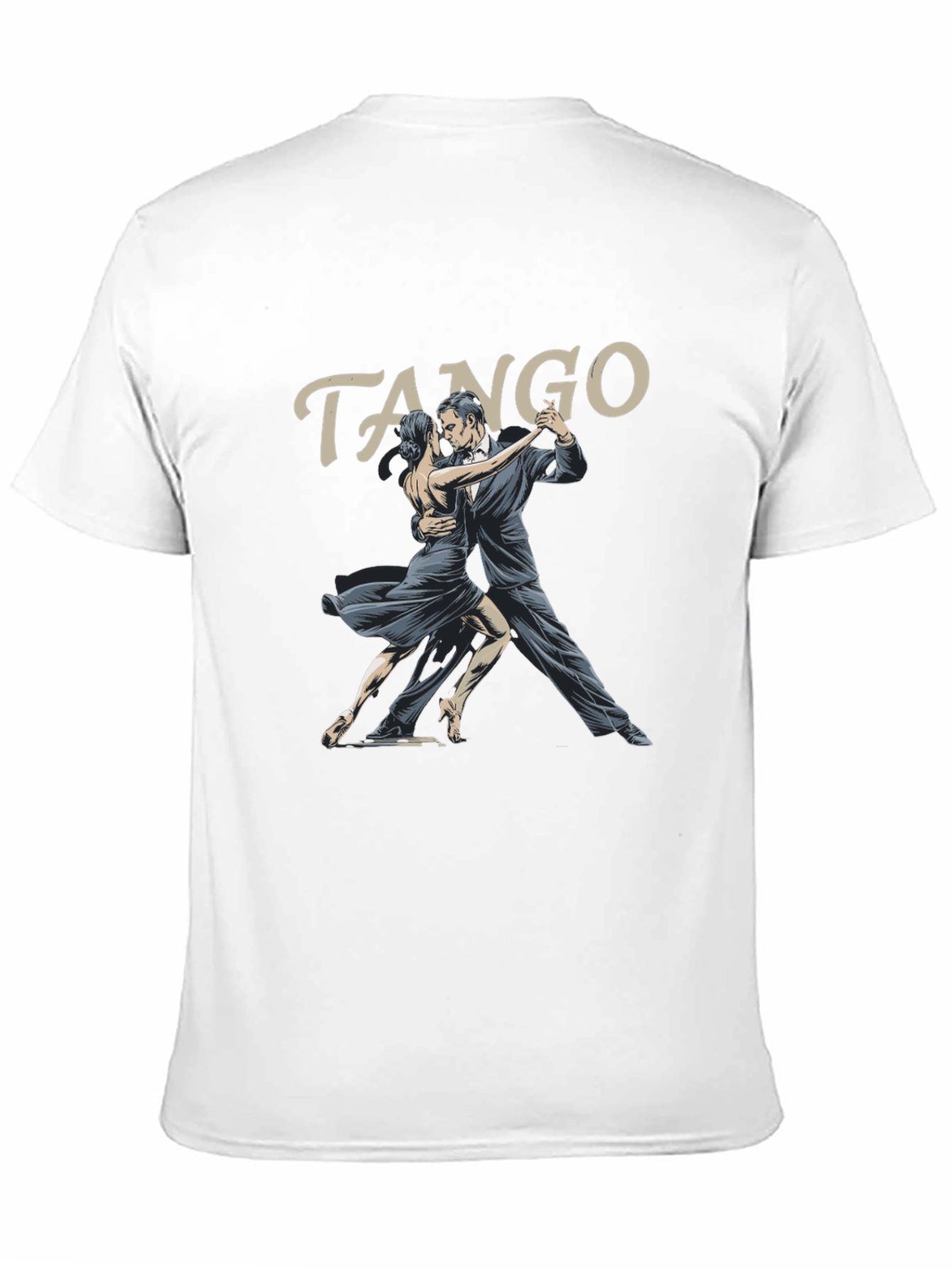Black Tango Dancer Graphic T-Shirt - Black view 11
