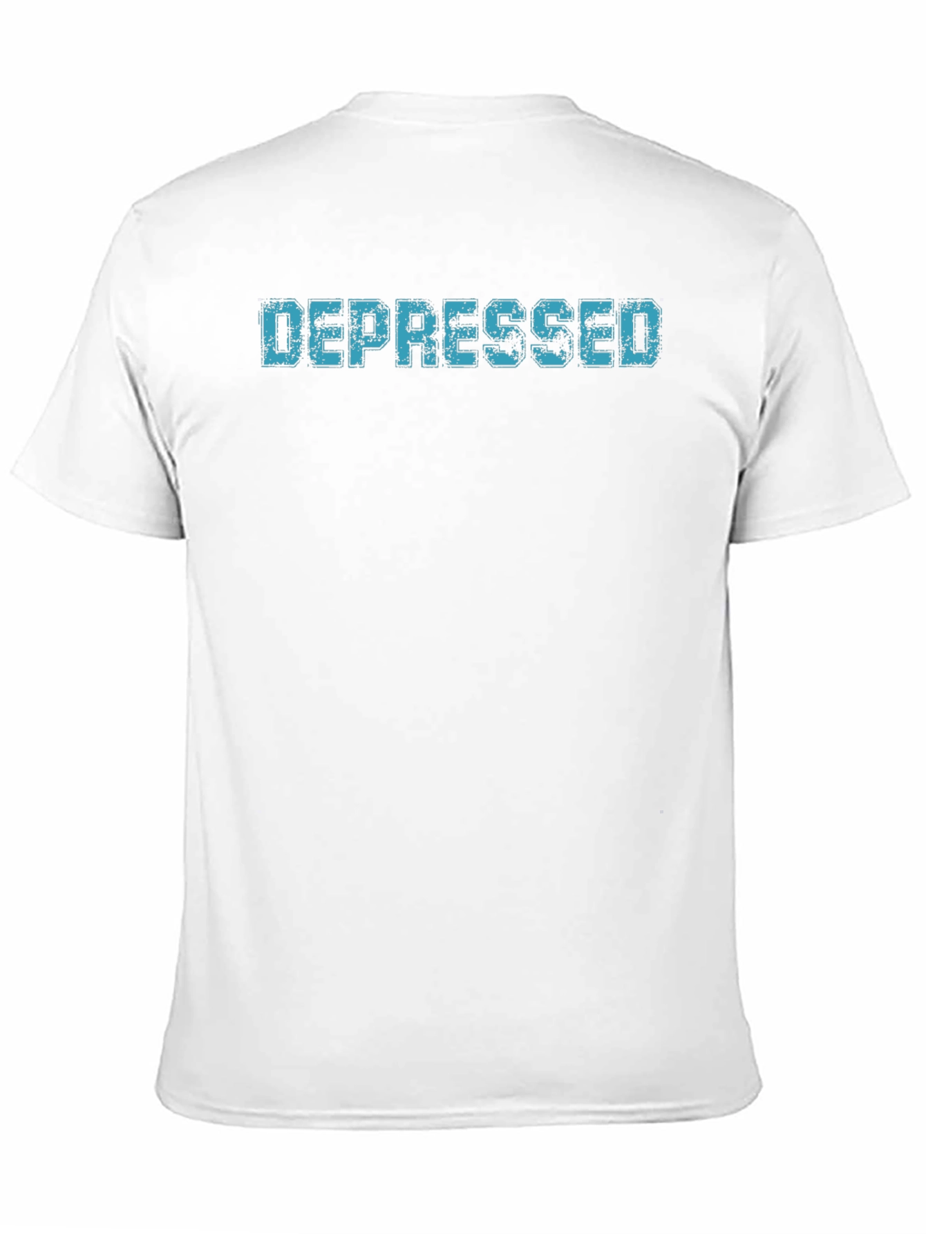 Black Depressed Graphic Print T-Shirt view 11