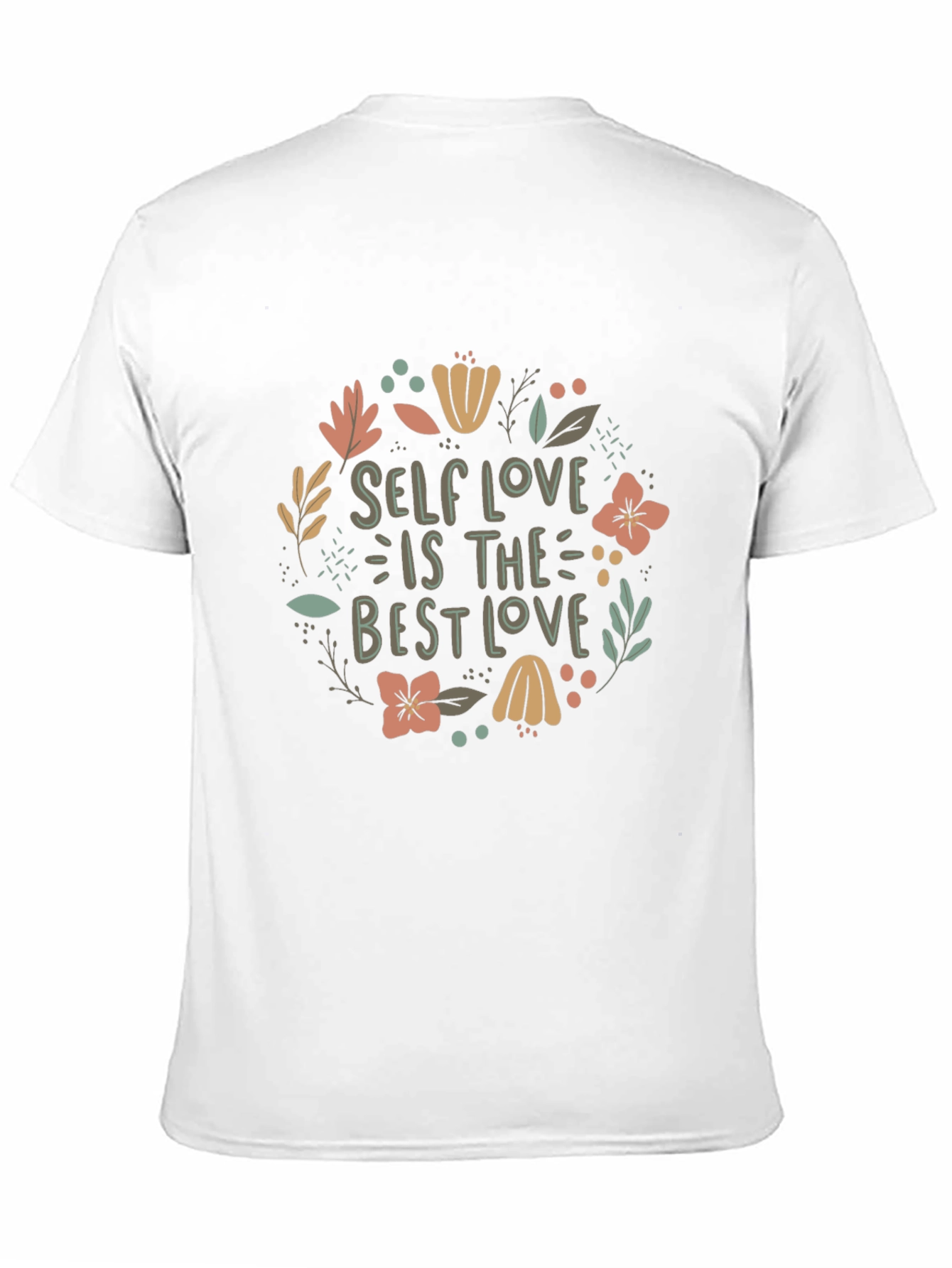 Black Self Love Floral Graphic Tee - Stylish Comfort view 11