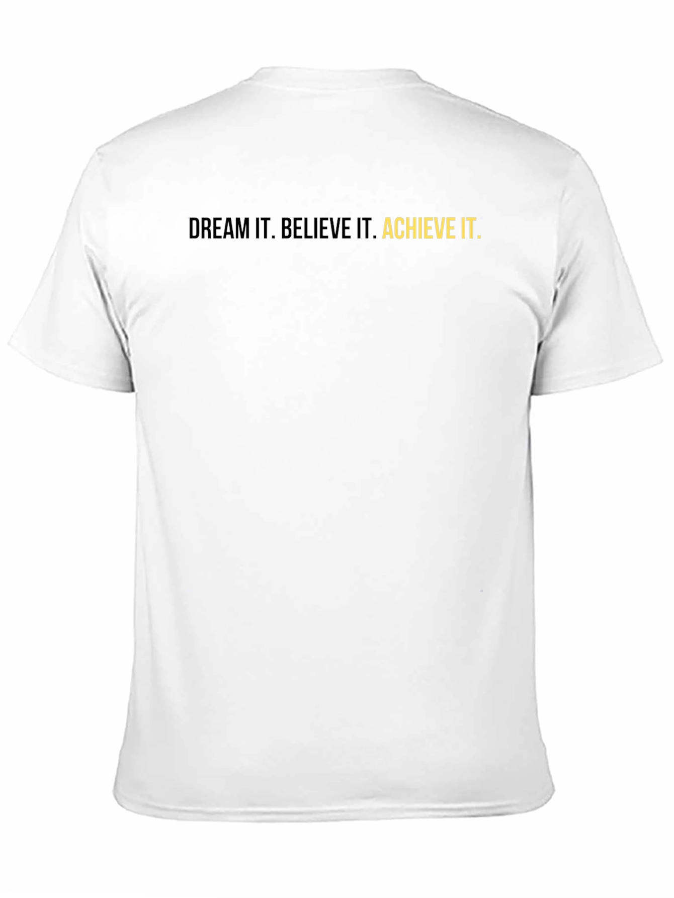 Black Dream Achieve Motivational T-Shirt view 11