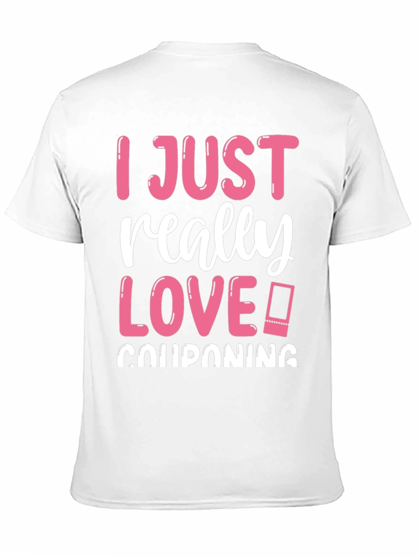 Black I Just Really Love Couponing Graphic T-Shirt view 11