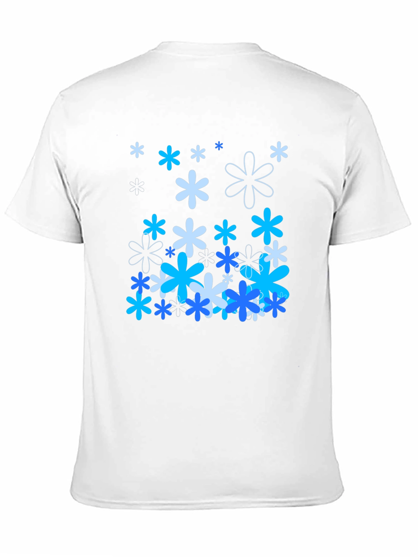 Black Floral Print Black T-Shirt view 11