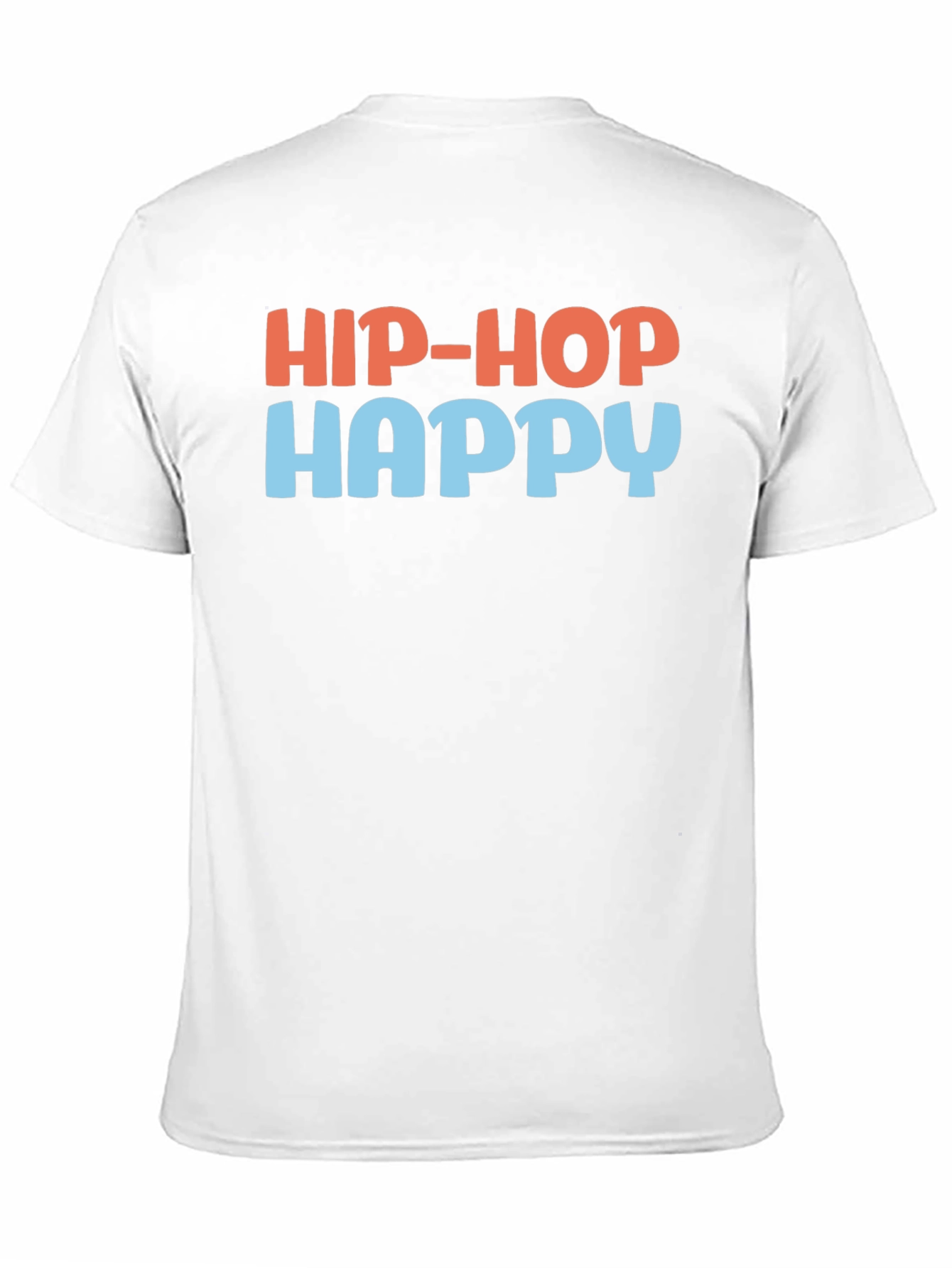 Black Hip-Hop Happy Graphic Tee - Unisex view 11