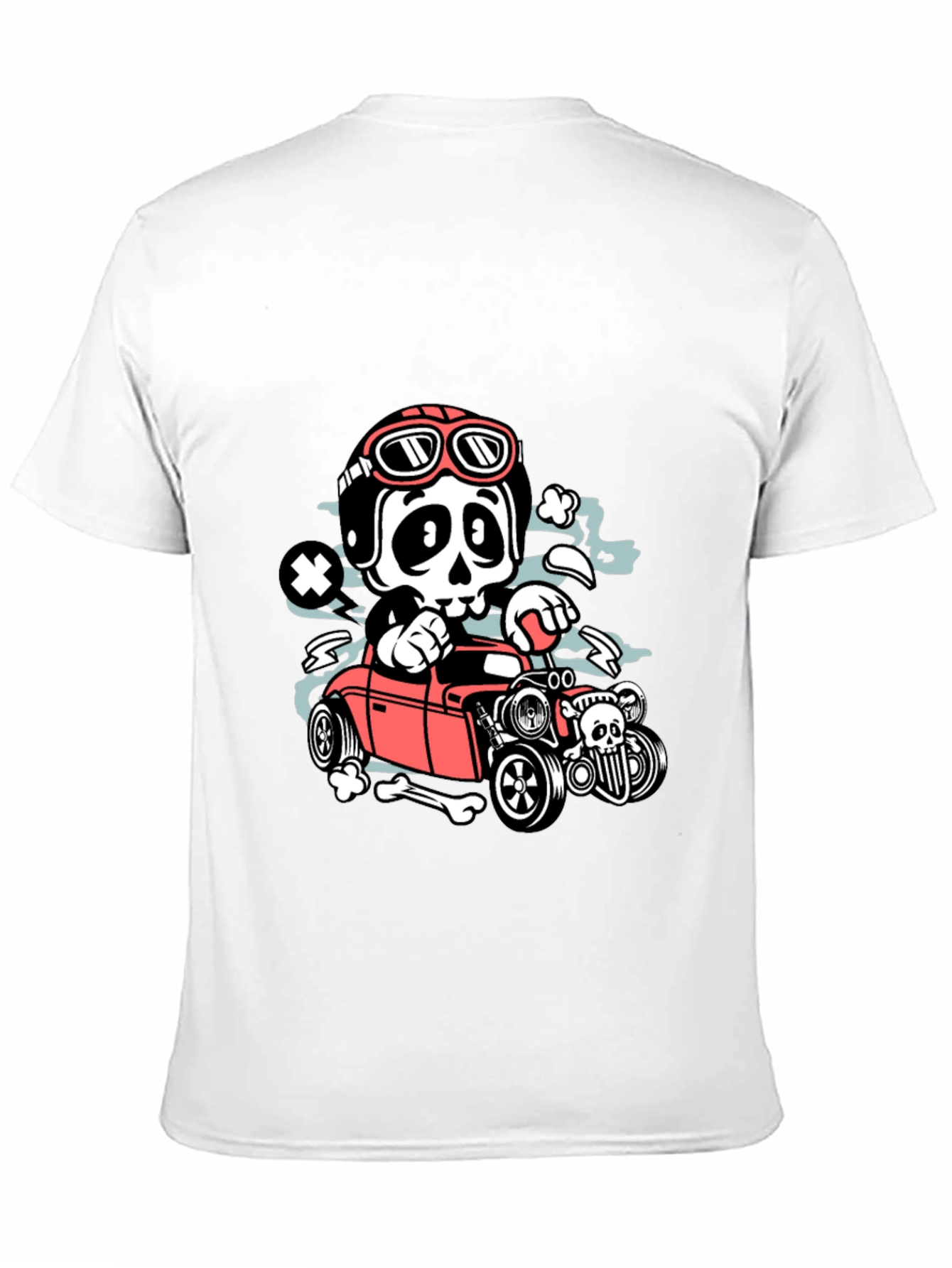 Skull Hot Rod T-Shirt - Rocker Style - 11