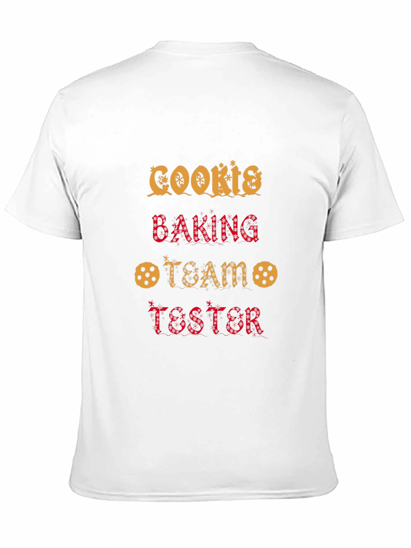 Black Cookies Baking Team Tester T-Shirt - Black view 11