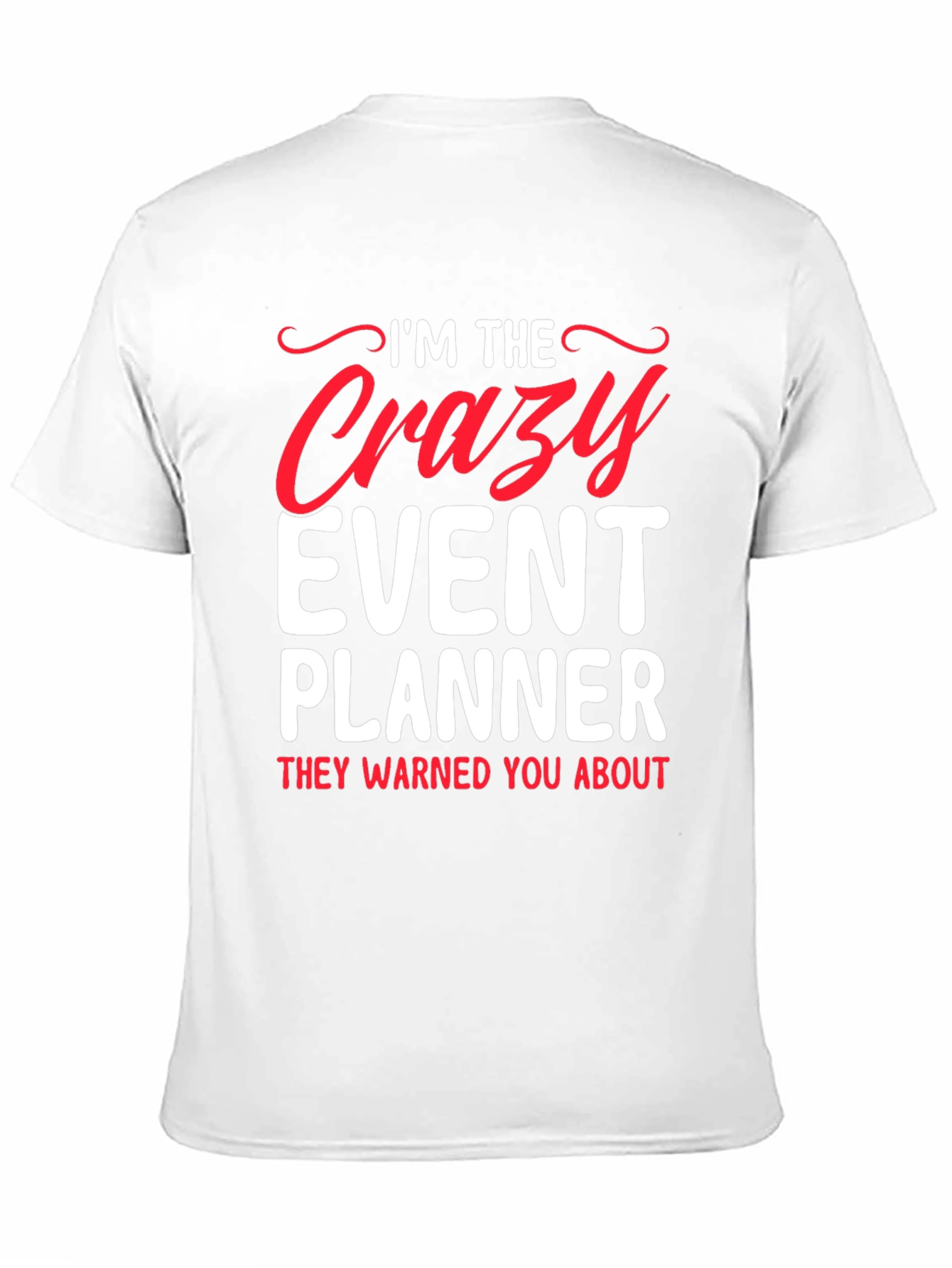 Black Crazy Event Planner Graphic Tee view 11