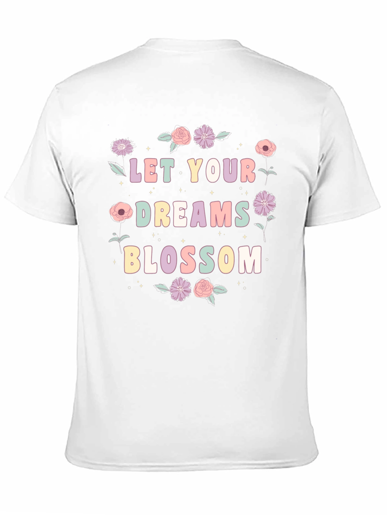 Black Let Your Dreams Blossom T-Shirt view 11
