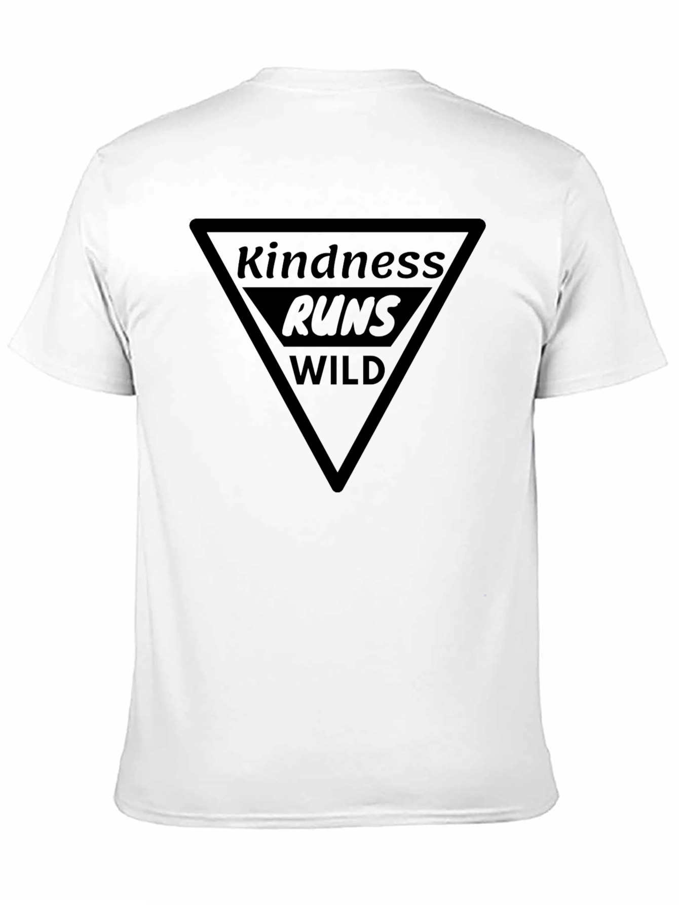 Black Kindness Runs Wild Graphic Tee - Soft Cotton Blend view 11