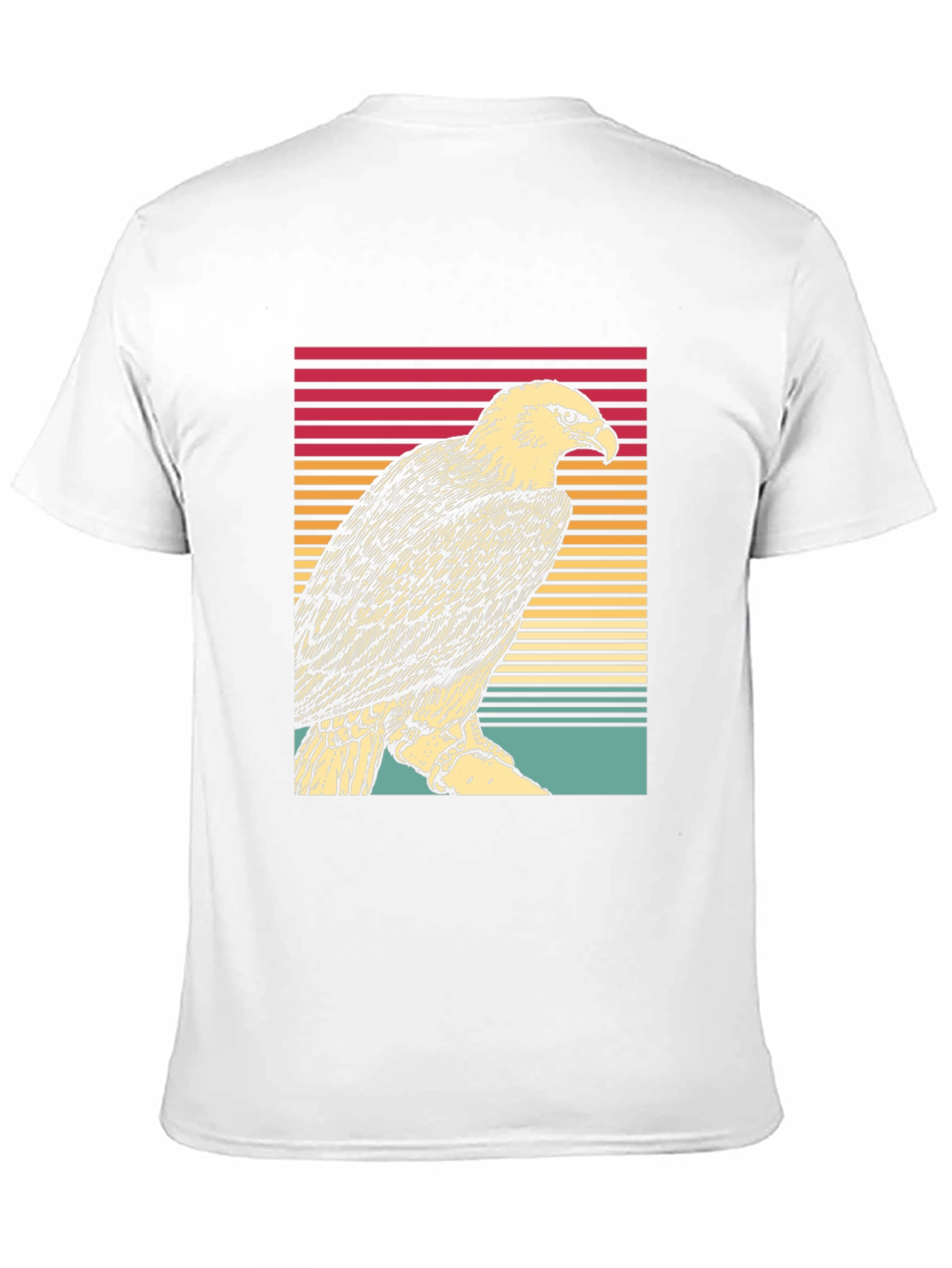 Black Retro Eagle T-Shirt - Vintage Style Tee view 11