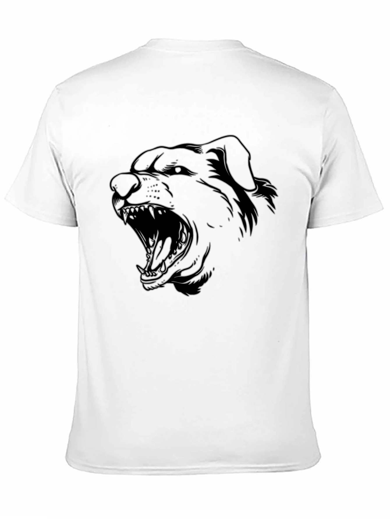 Rottweiler Outline Graphic Tee - Black - 11