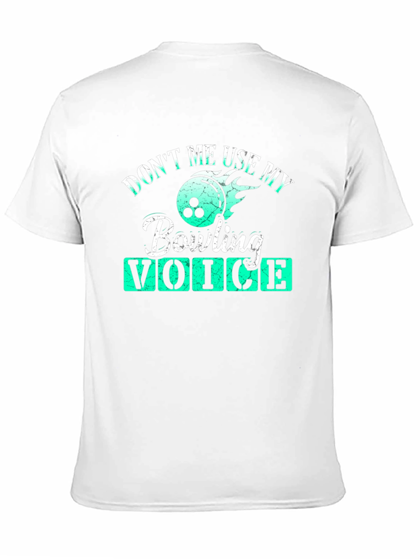 Black Don't Make Me Use My Bowling Voice T-Shirt view 11