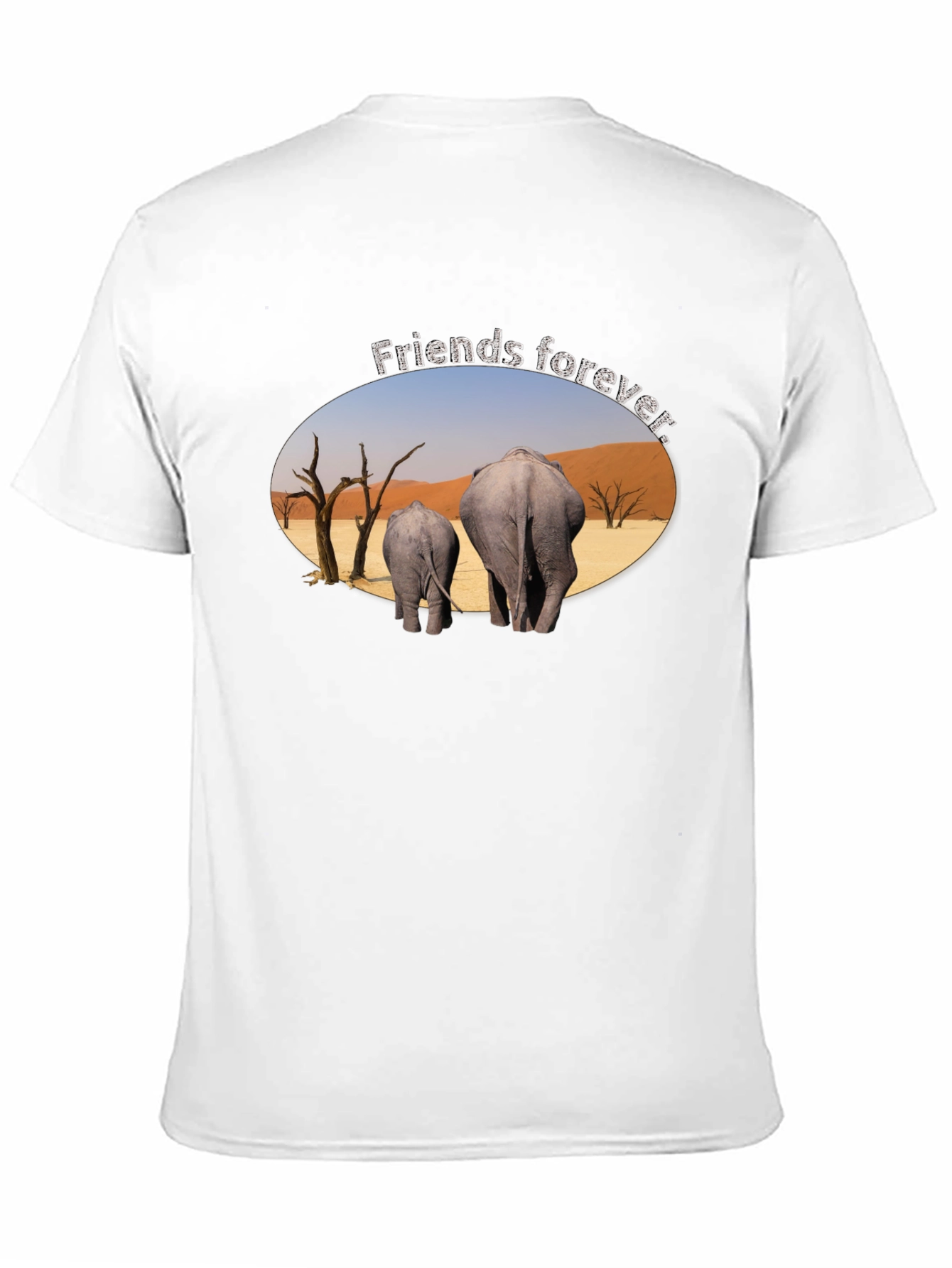 Friends Forever Elephant Graphic T-Shirt - 11