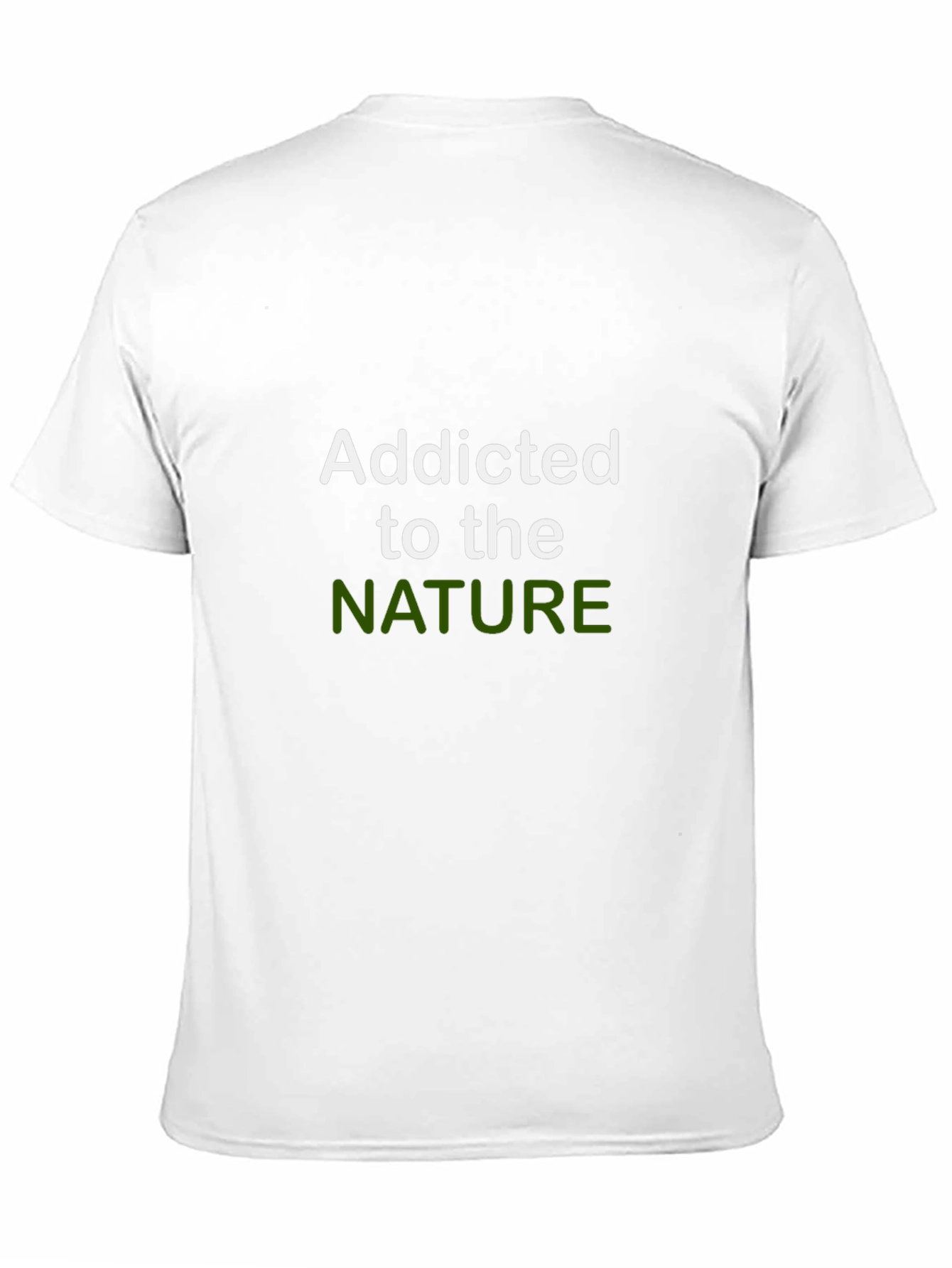 Black Addicted to Nature Graphic Tee view 11