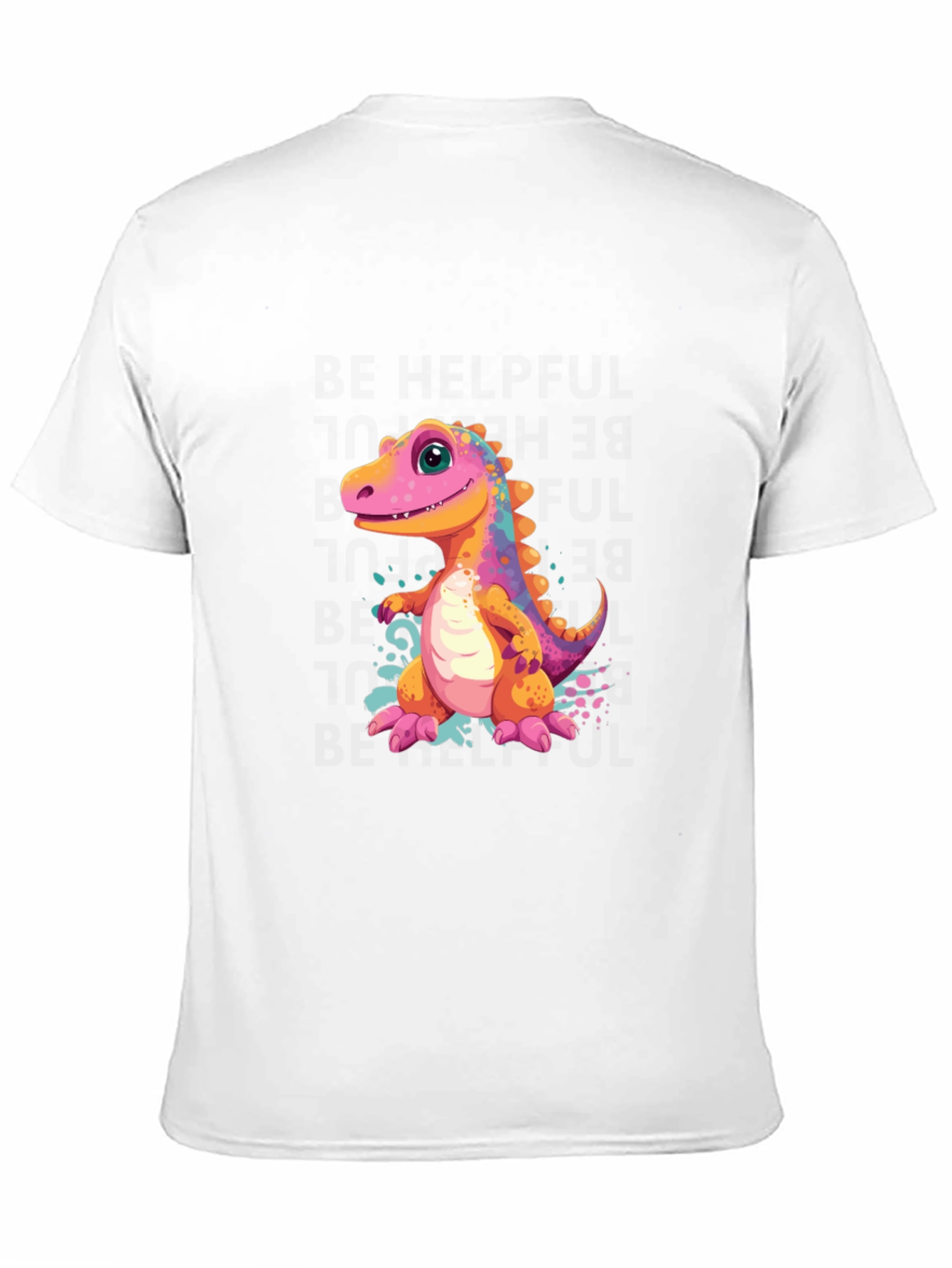 Black Dino T-Shirt - Cute Cartoon Dinosaur Design view 11