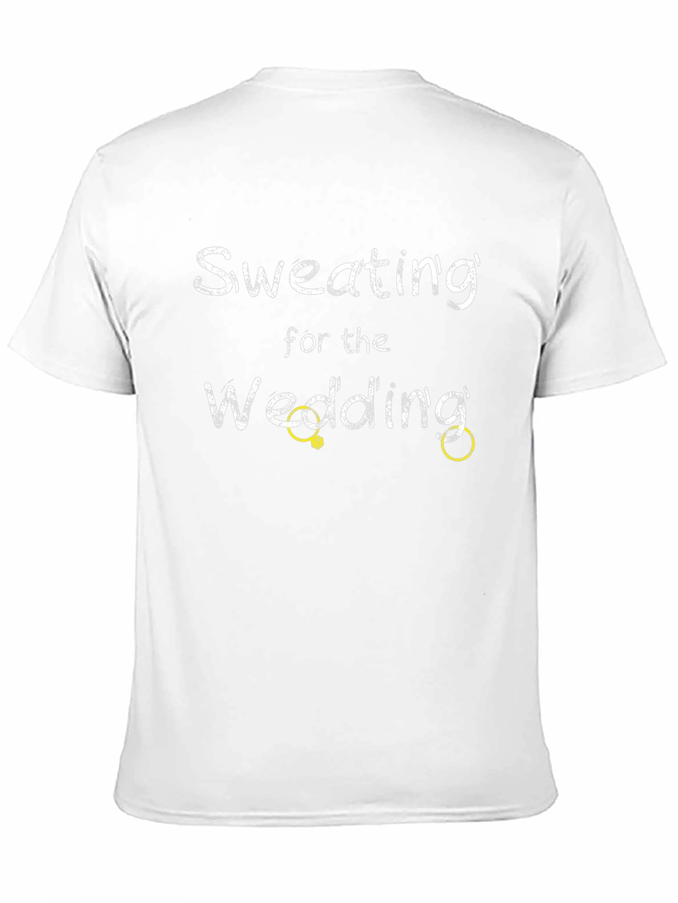 Black Sweating for the Wedding T-Shirt view 11