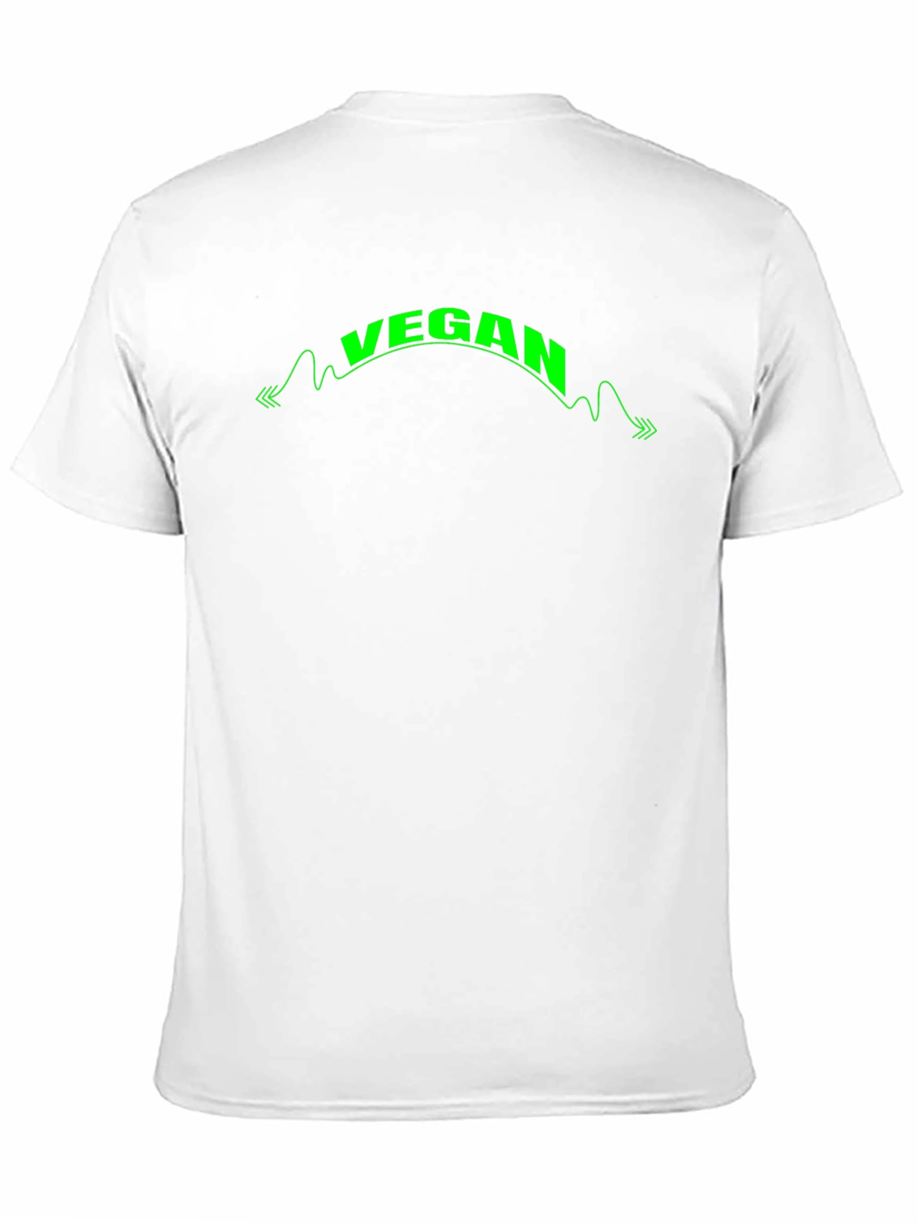 Black Vegan Graphic Print Black T-Shirt view 11