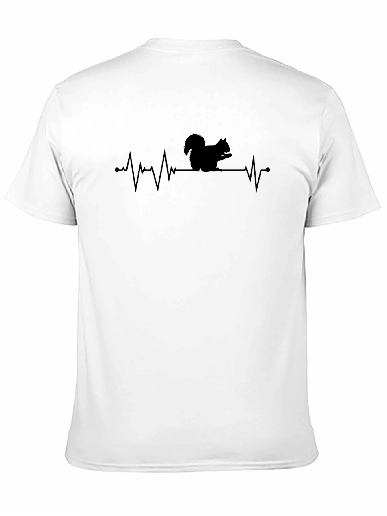 Black Squirrel Heartbeat T-Shirt - Funny Animal Lover Tee view 11