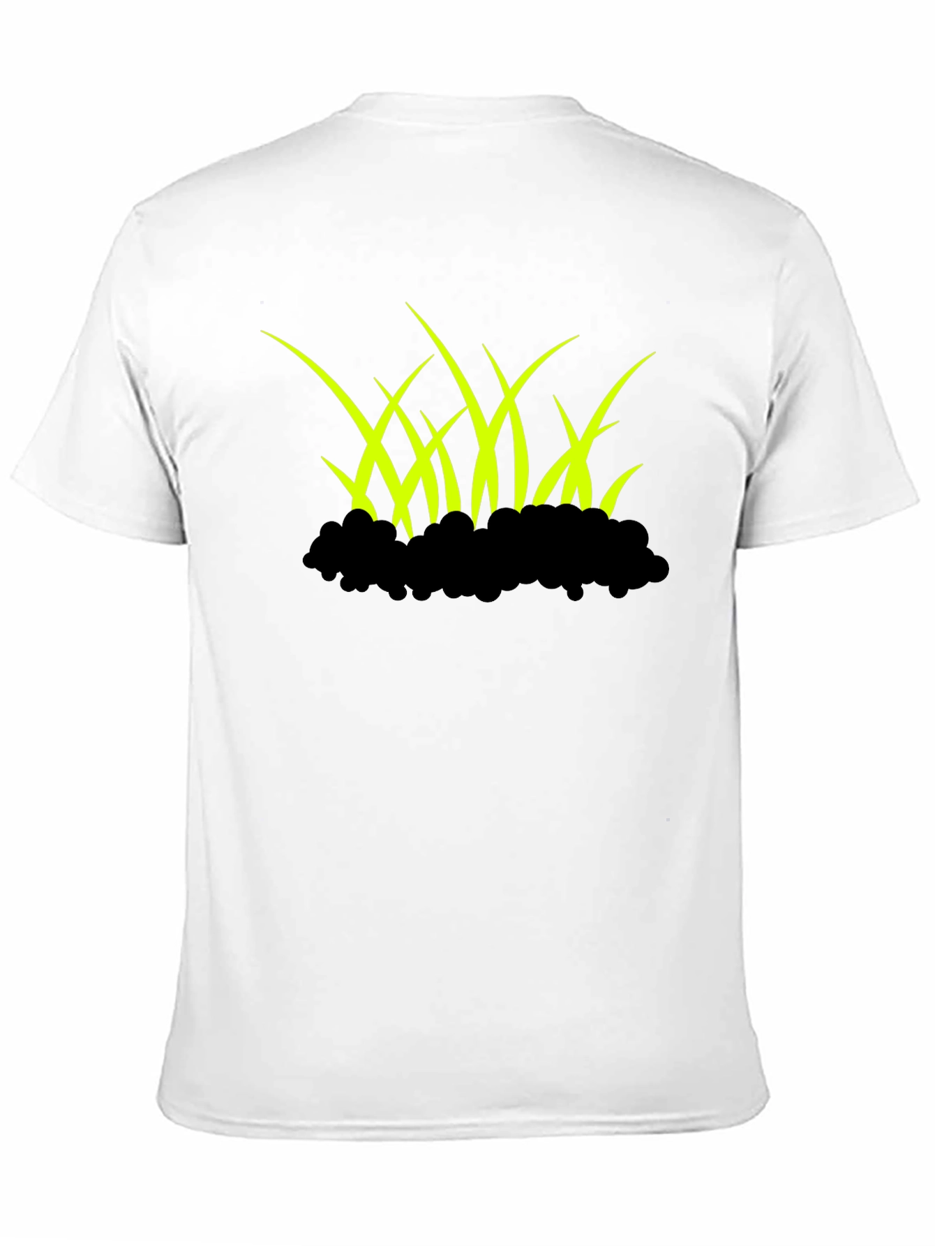 Black Grass Graphic Black T-Shirt view 11