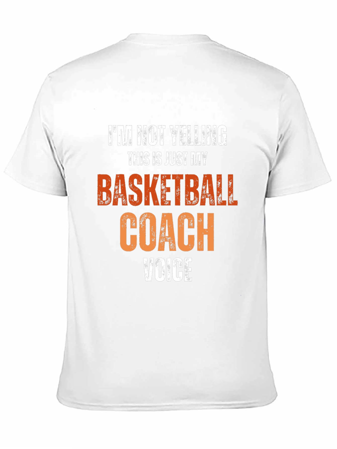 Black Basketball Coach Voice T-Shirt view 11