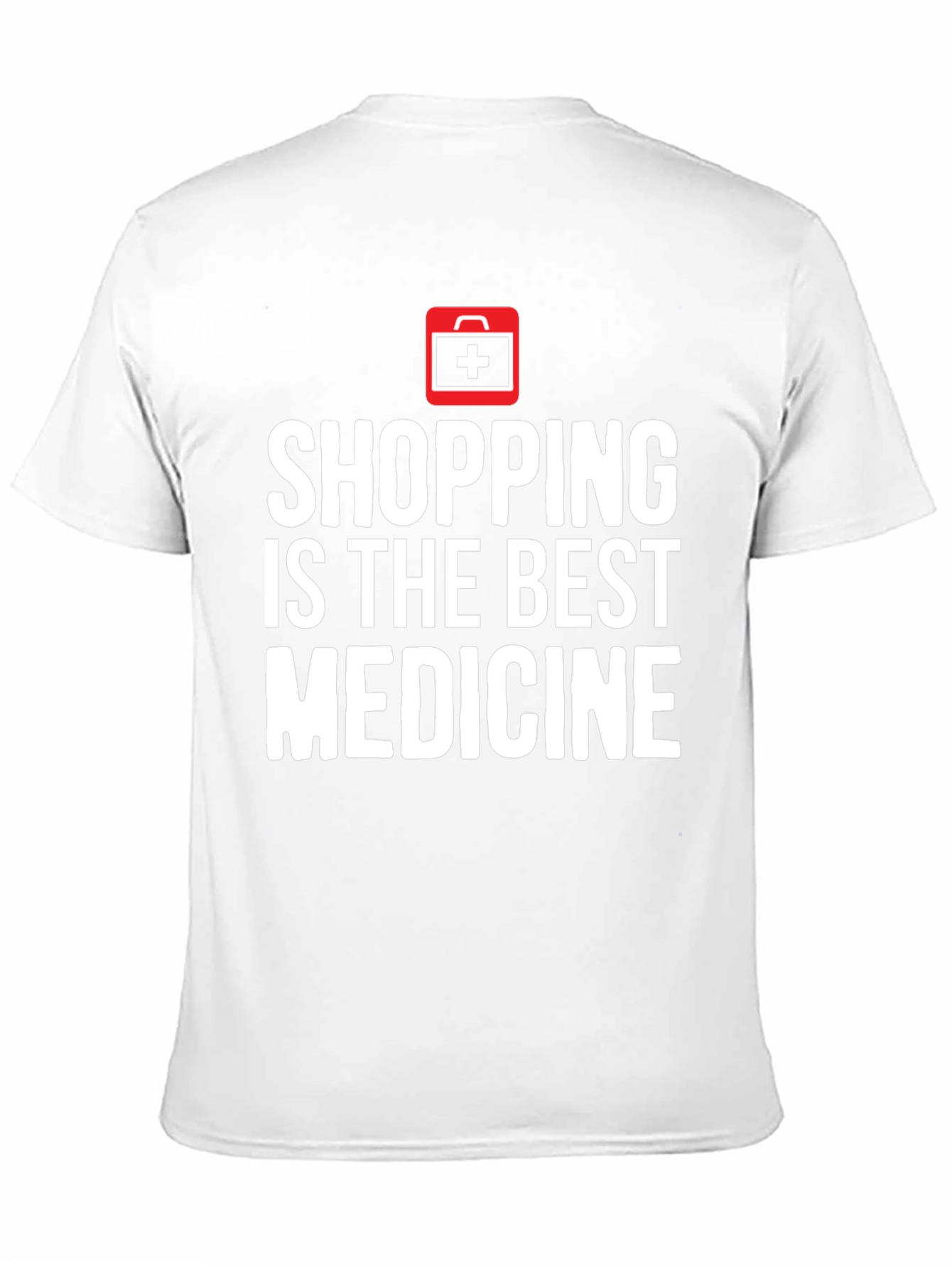 Black Shopping is the Best Medicine T-Shirt view 11