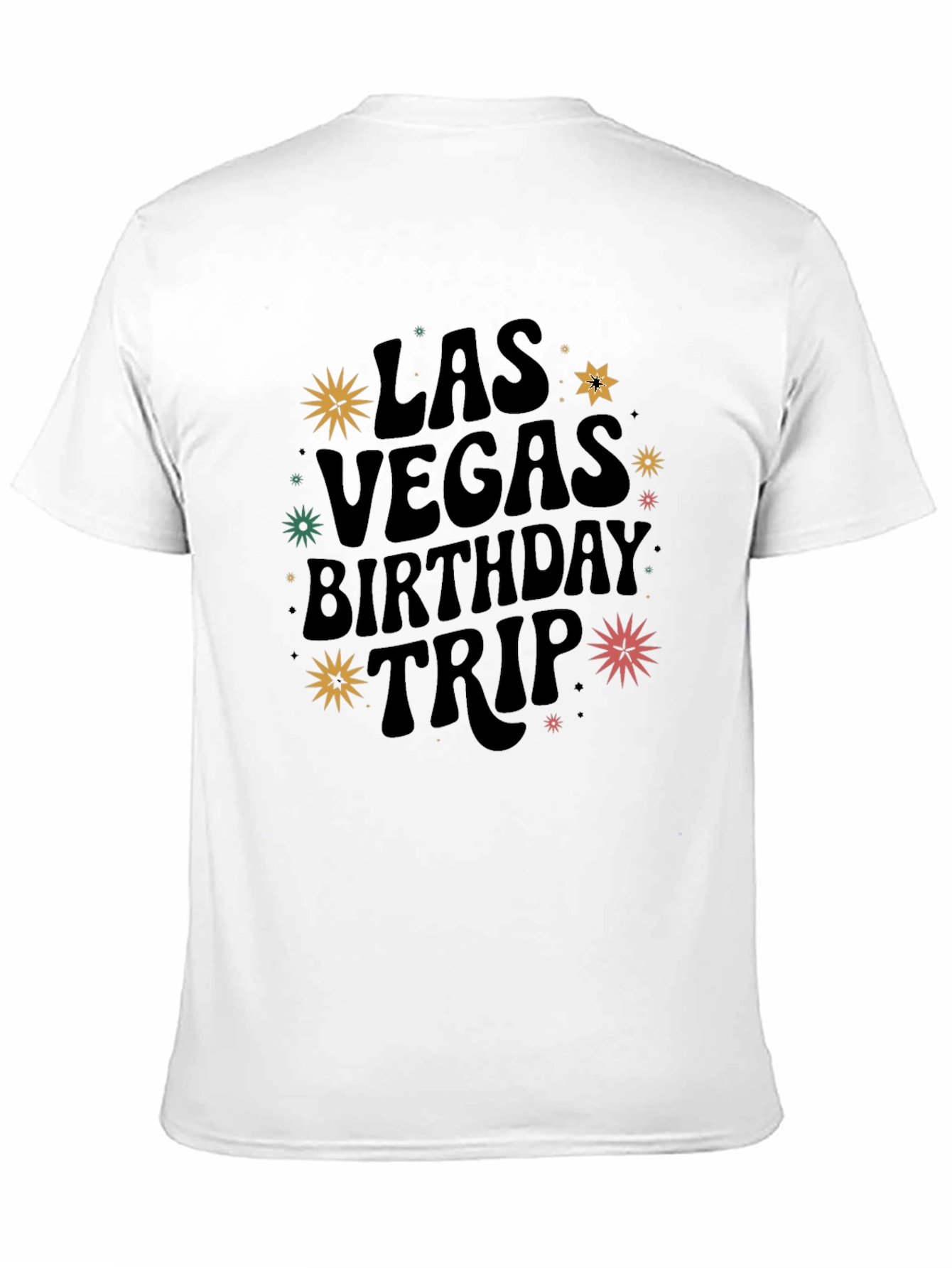 Black Las Vegas Birthday Trip Graphic Tee view 11